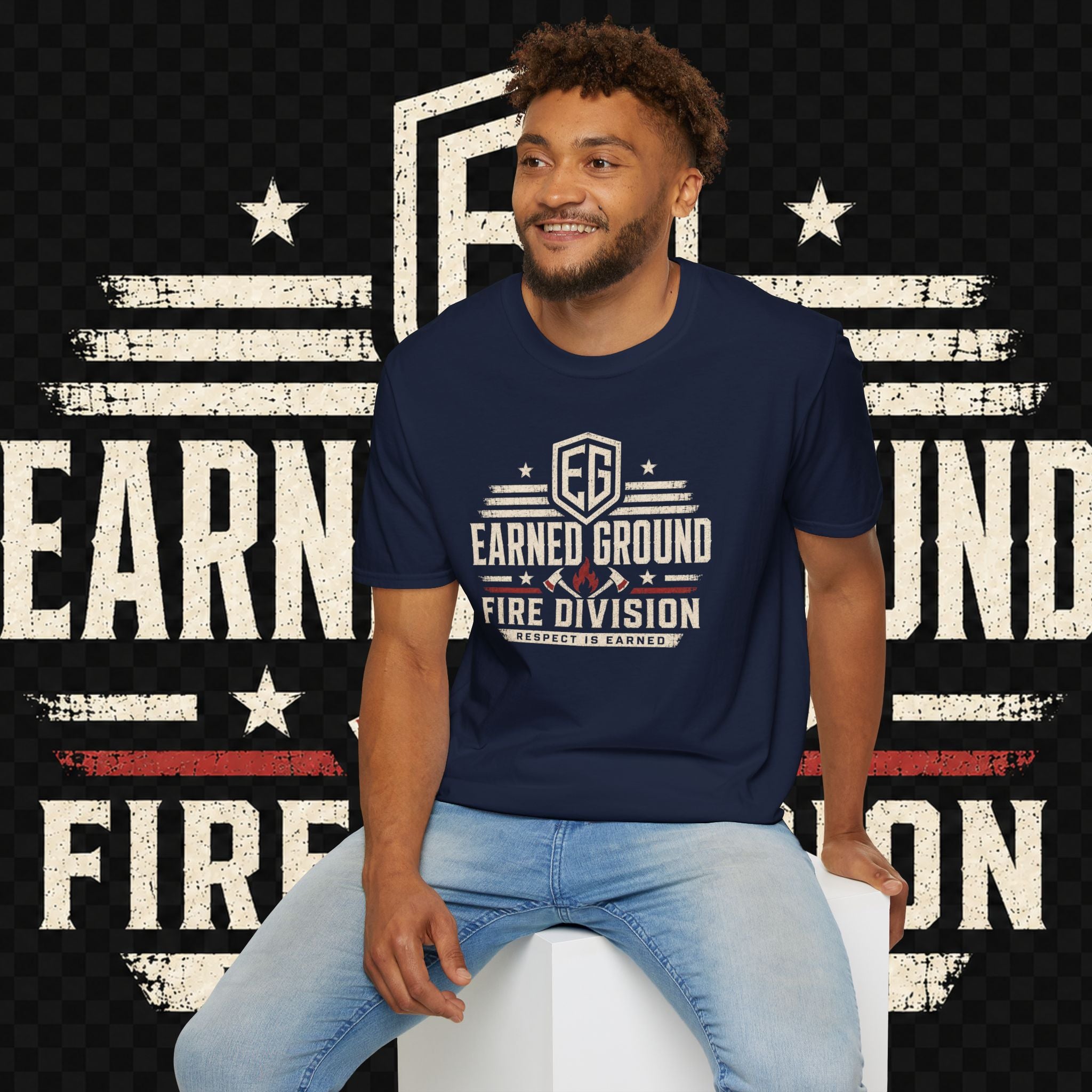 Earned Ground Fire Division T‑Shirt