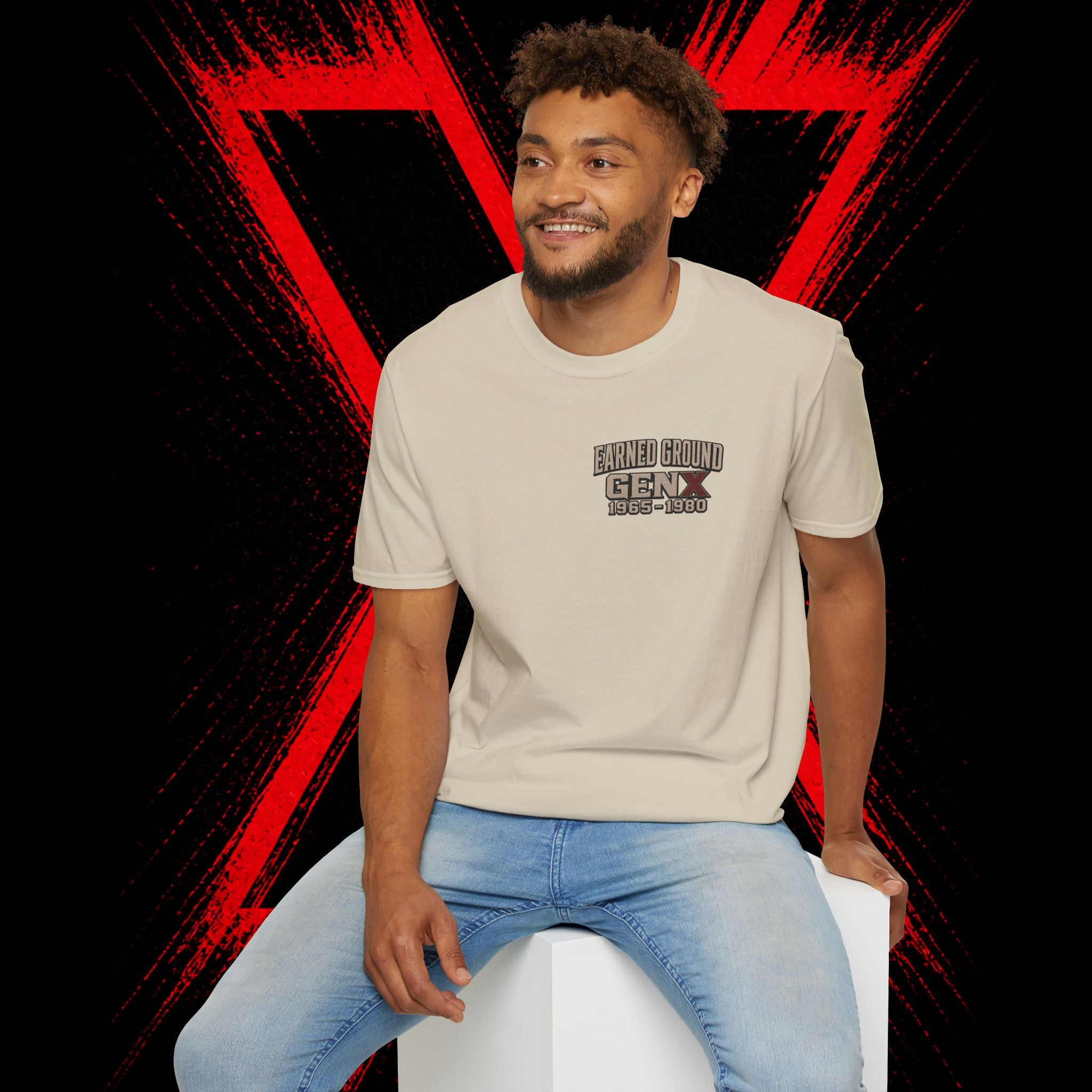 Earned Ground Gen X 1965–1980 Retro Vintage Tee— Gen X 1965–1980 Retro Vintage Tee