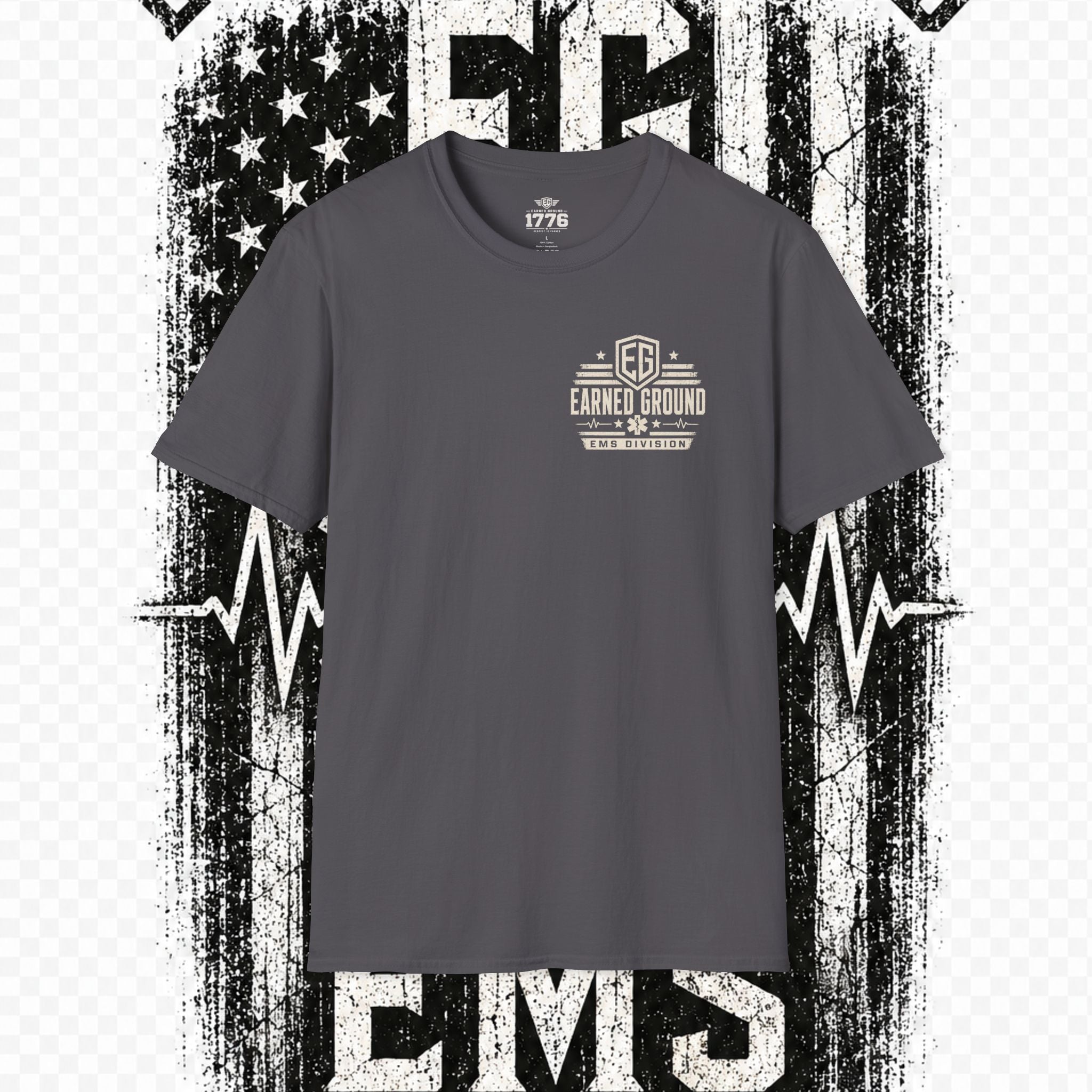 EARNED GROUND EMS DIVISON Heritage T-Shirt -