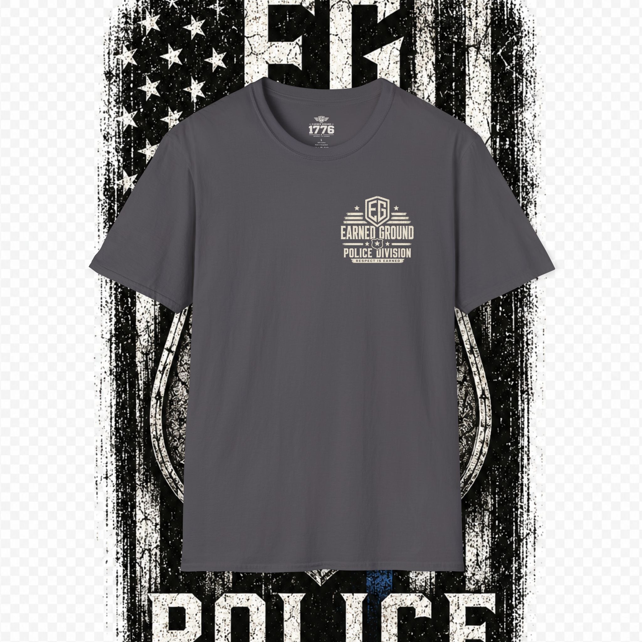 EARNED GROUND POLICE DIVISION--BACK THE BLUE