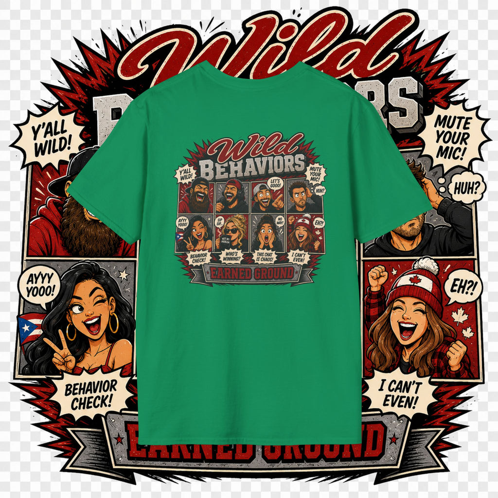 Earned Ground-- "Wild Behaviors" Tee