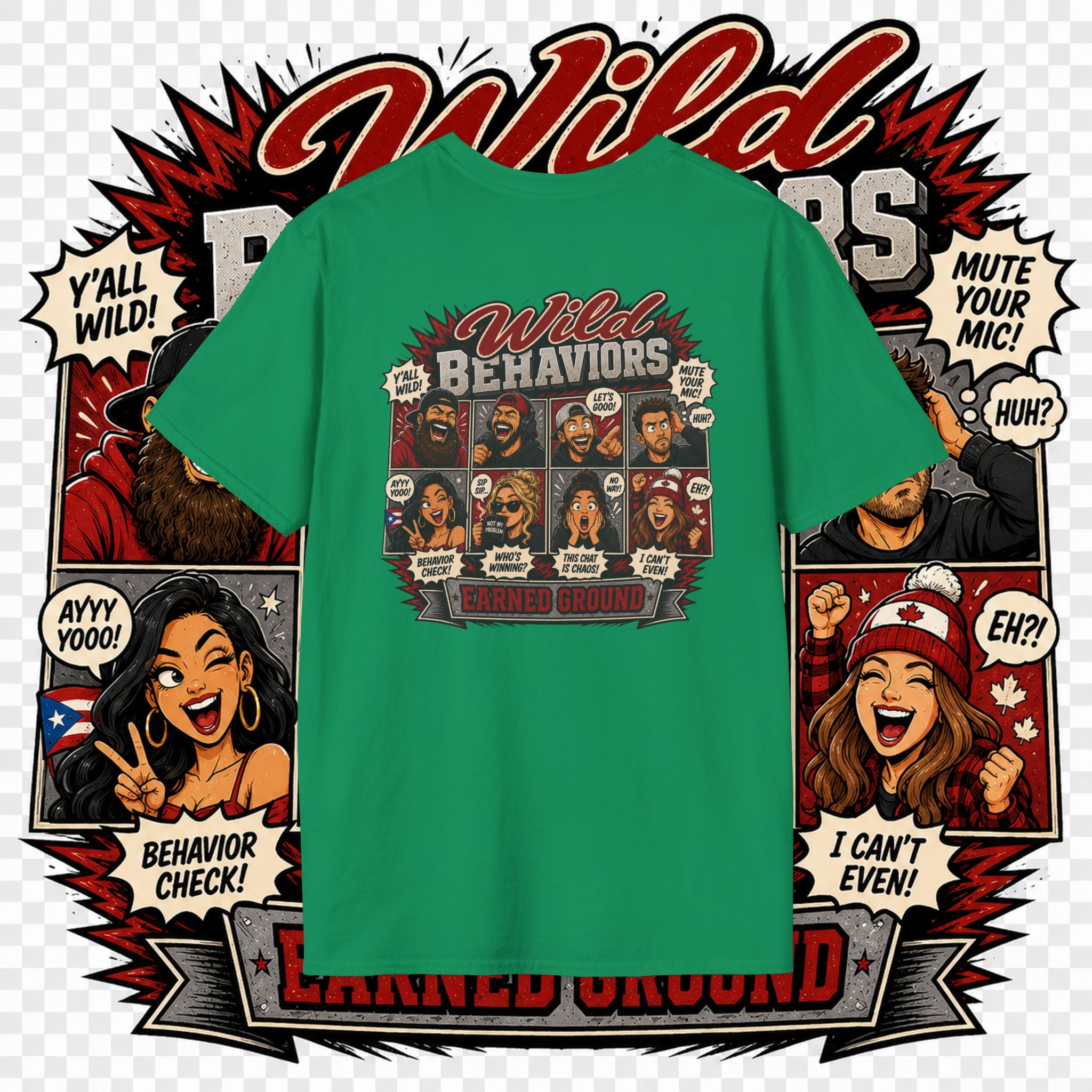 Earned Ground-- "Wild Behaviors" Tee