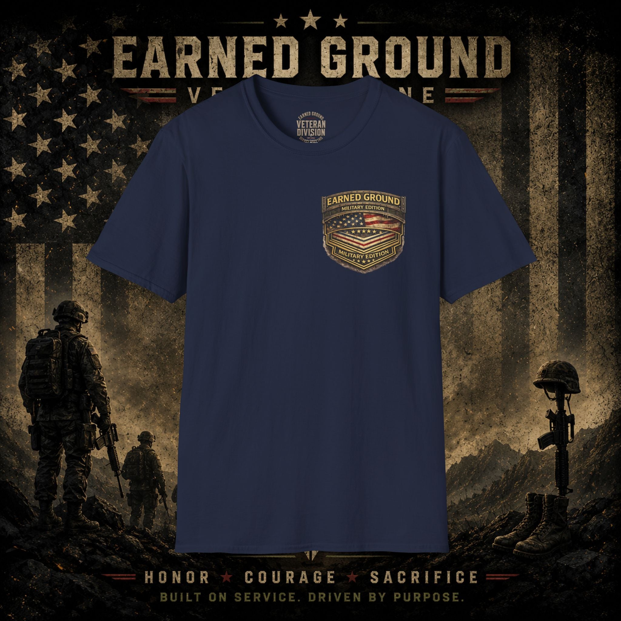 Earned Ground Military Divison — Honor Courage Sacrifice