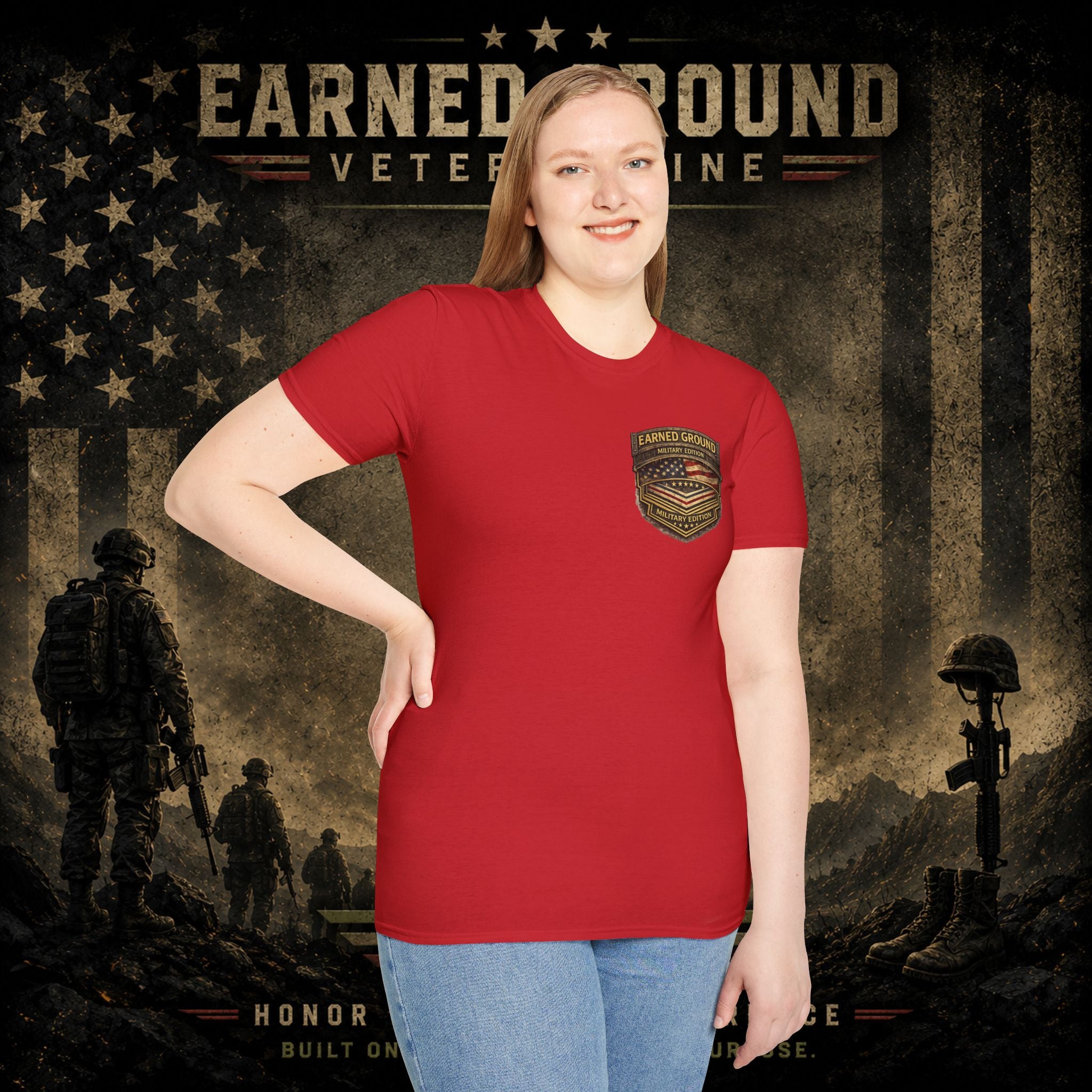Earned Ground Military Divison — Honor Courage Sacrifice