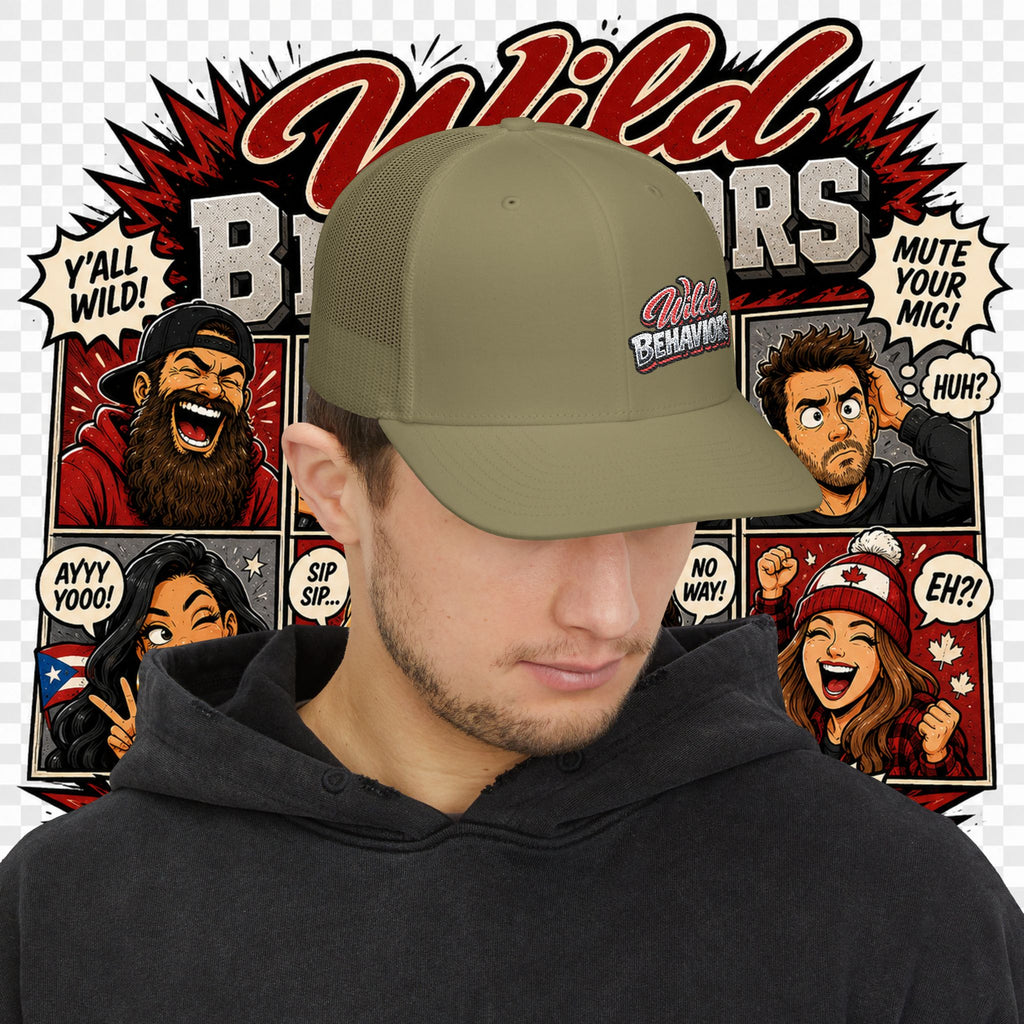 Earned Ground "Wild Behaviors" Richardson 112 – Retro Patch Trucker Hat