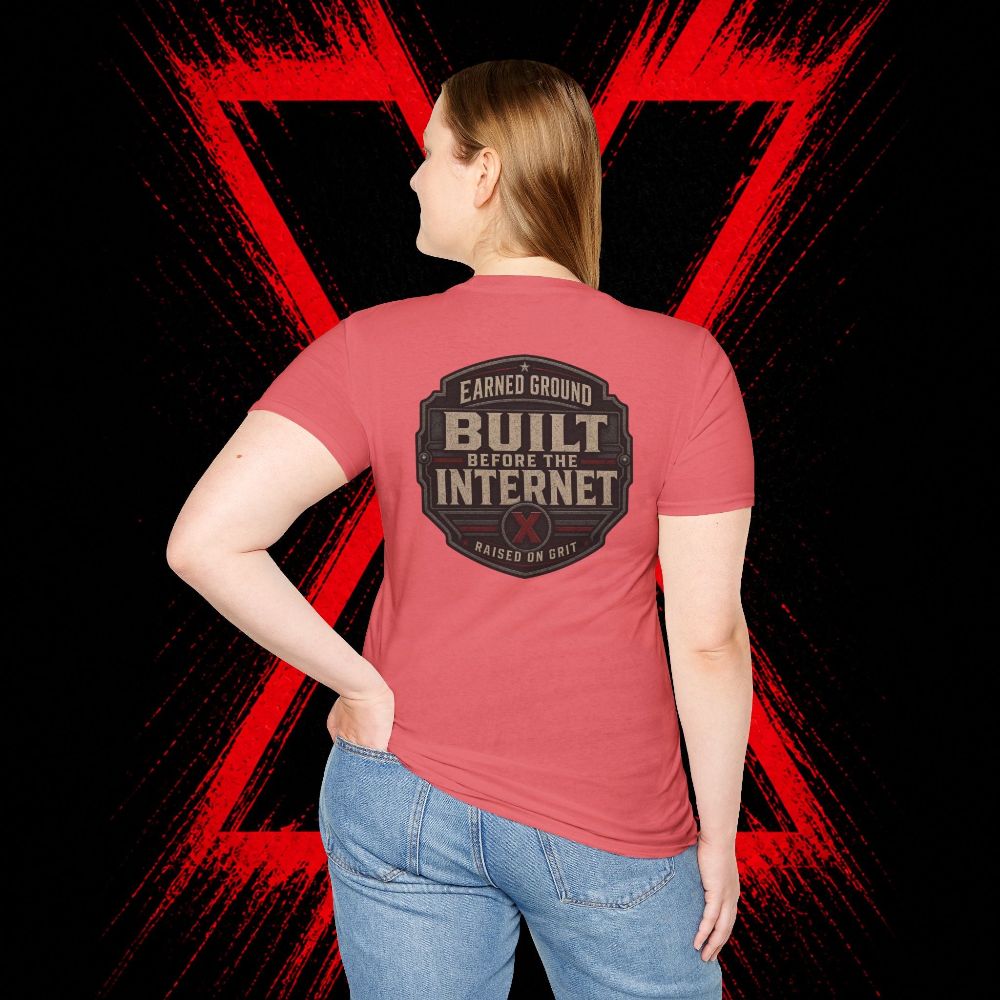Earned Ground Gen X 1965–1980 Retro Vintage Tee— Gen X 1965–1980 Retro Vintage Tee