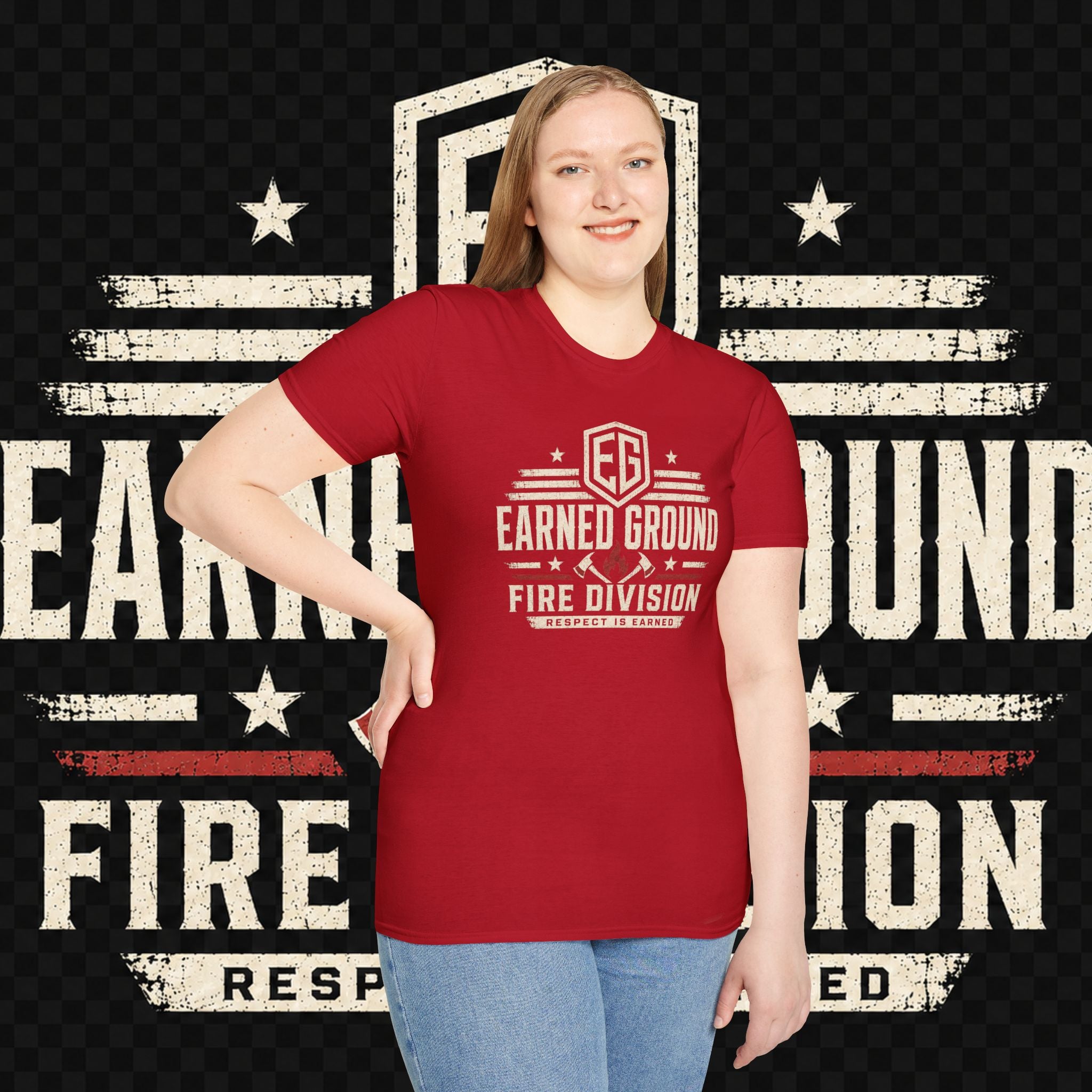 Earned Ground Fire Division T‑Shirt