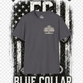 EARNED GROUND "BLUE COLLAR DIVISION" Coastal Calm Graphic T-Shirt