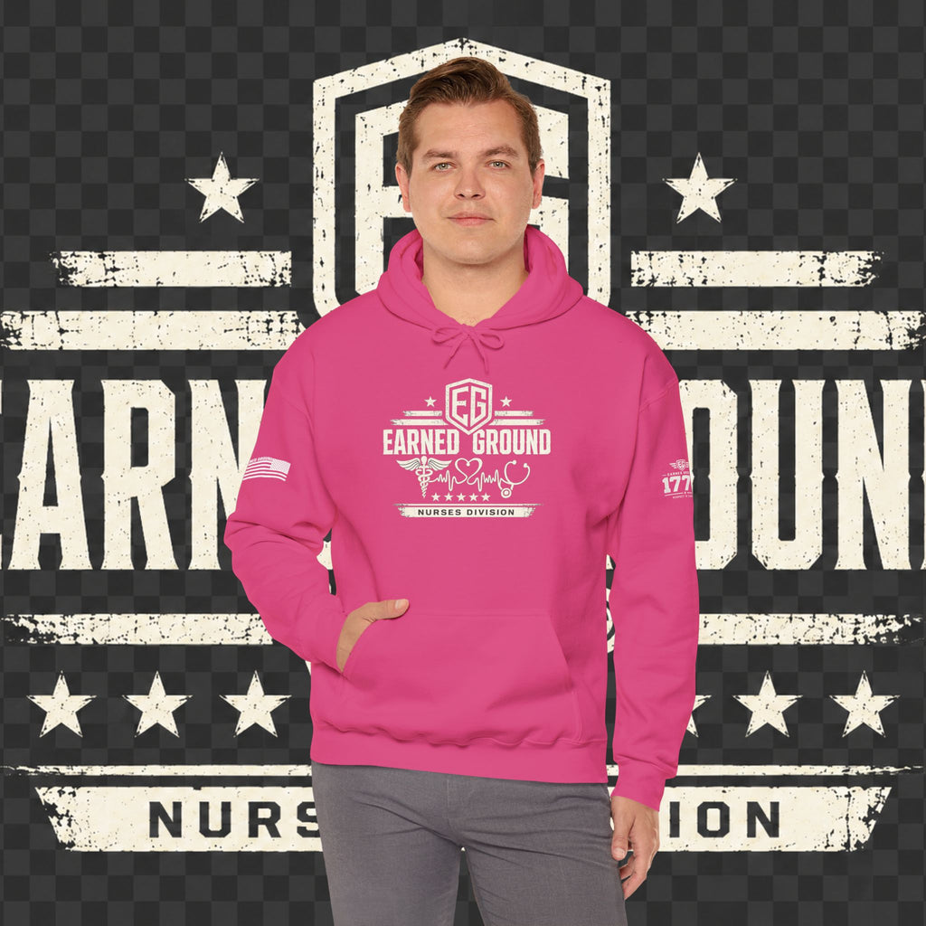 Earned Ground Nurses Division Hoodie — Nurse Tribute Pullover