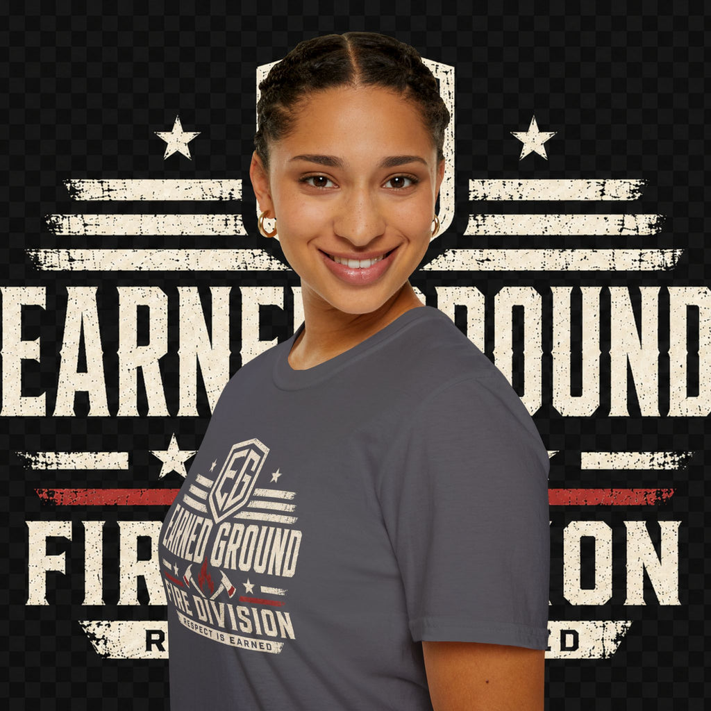 Earned Ground Fire Division T‑Shirt