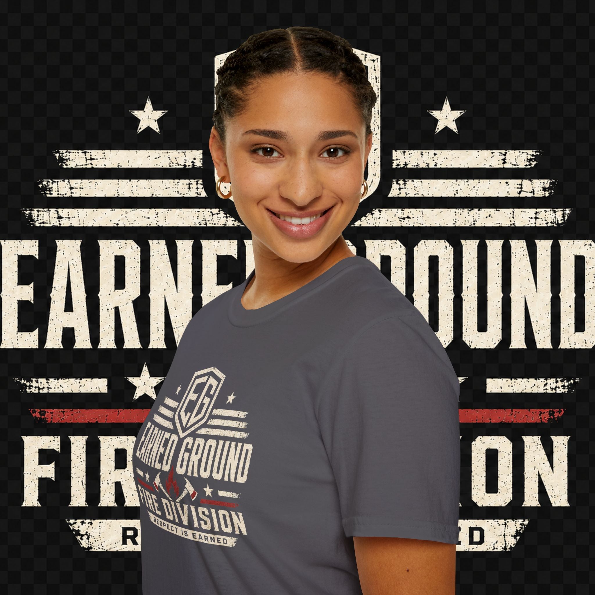 Earned Ground Fire Division T‑Shirt