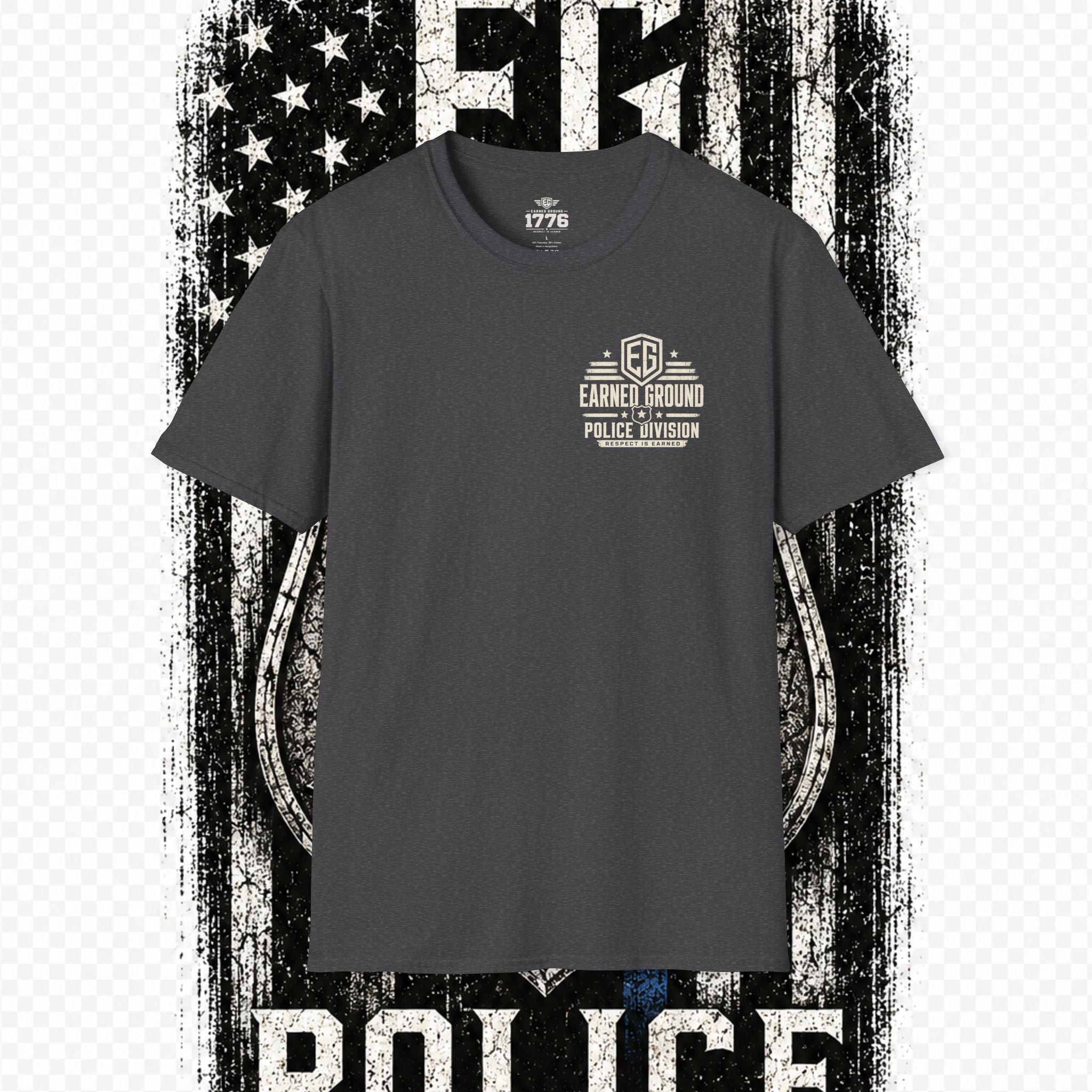 EARNED GROUND POLICE DIVISION--BACK THE BLUE