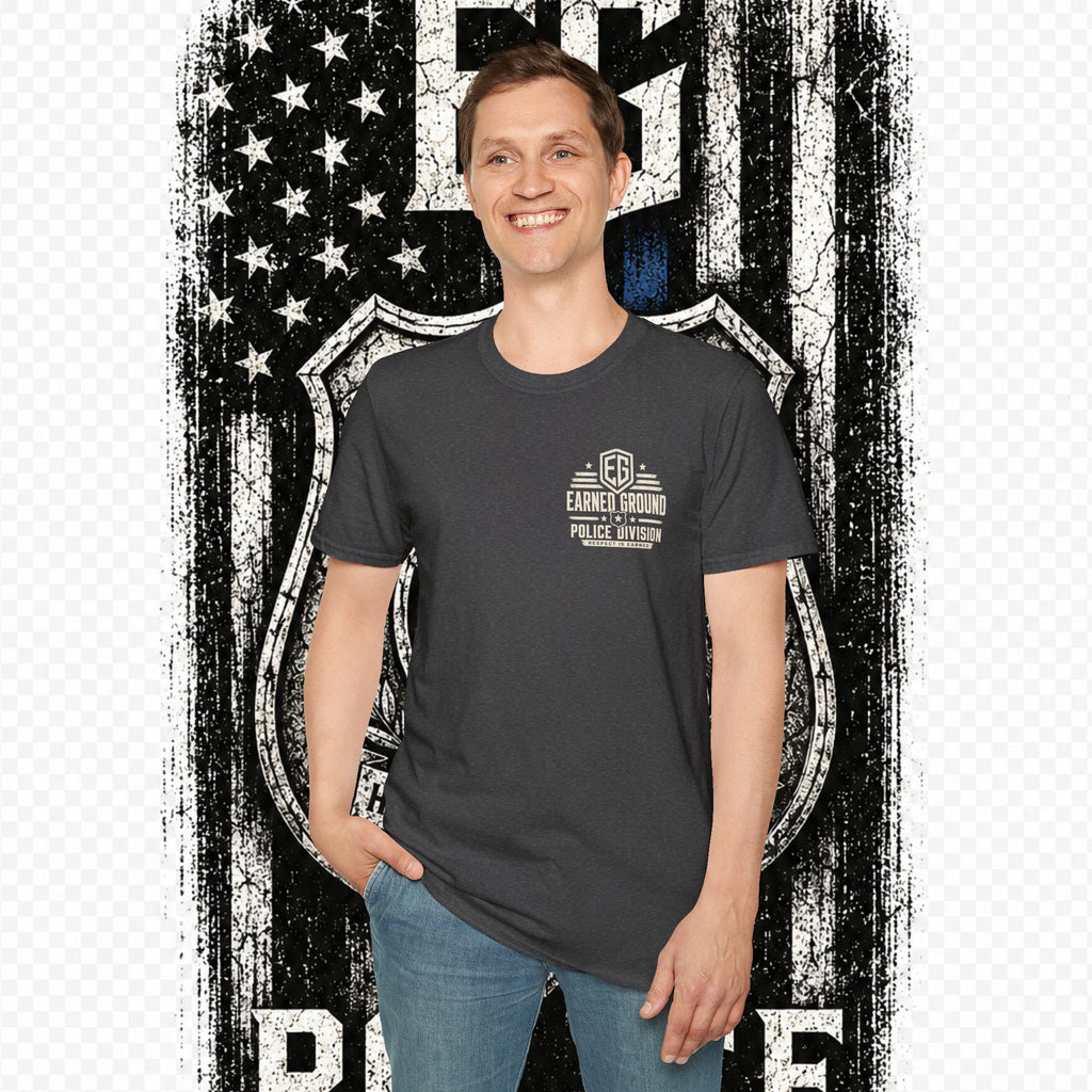 EARNED GROUND POLICE DIVISION--BACK THE BLUE