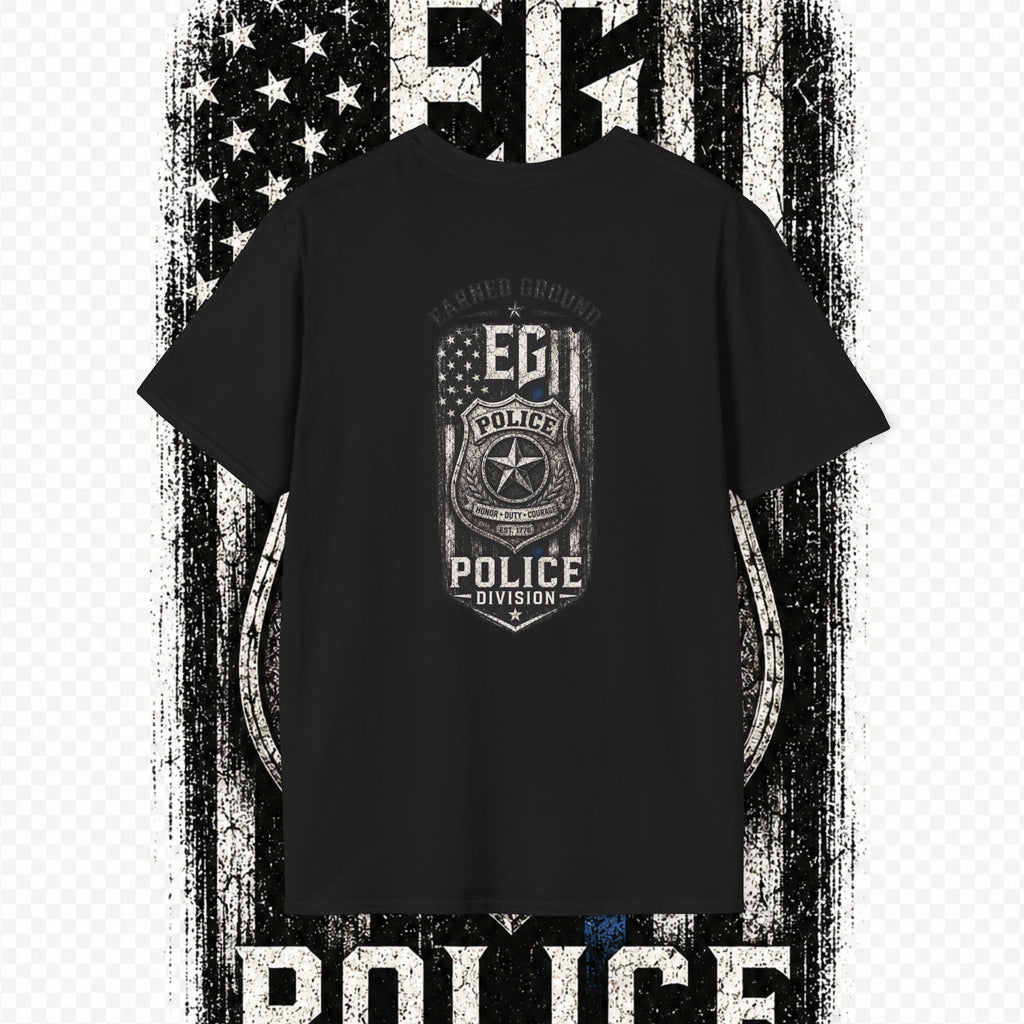 EARNED GROUND POLICE DIVISION--BACK THE BLUE