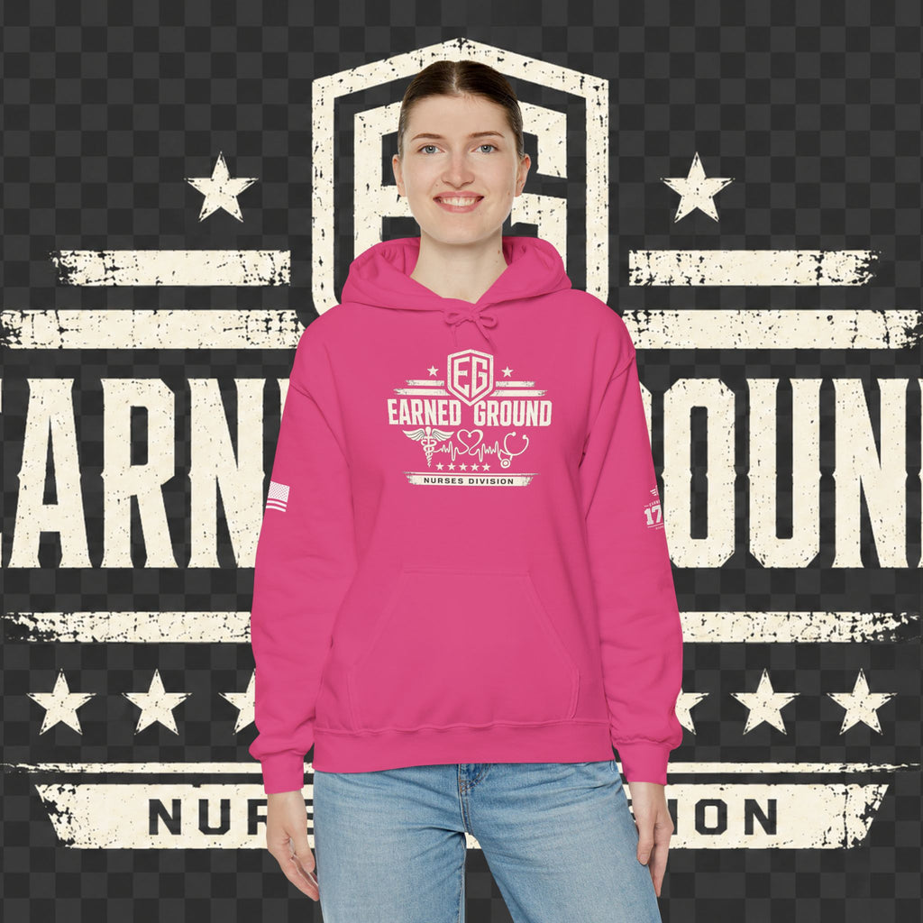 Earned Ground Nurses Division Hoodie — Nurse Tribute Pullover