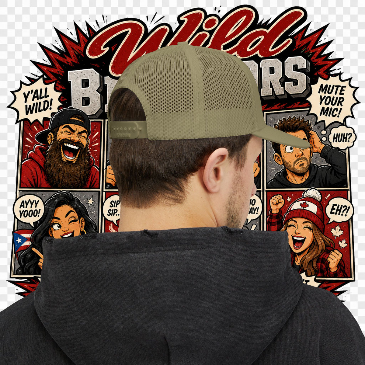 Earned Ground "Wild Behaviors" Richardson 112 – Retro Patch Trucker Hat