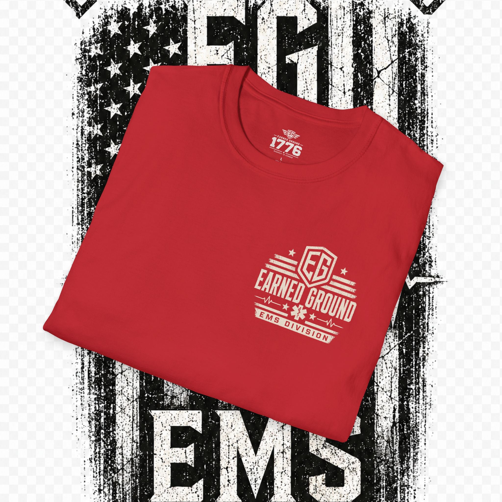 EARNED GROUND EMS DIVISON Heritage T-Shirt -
