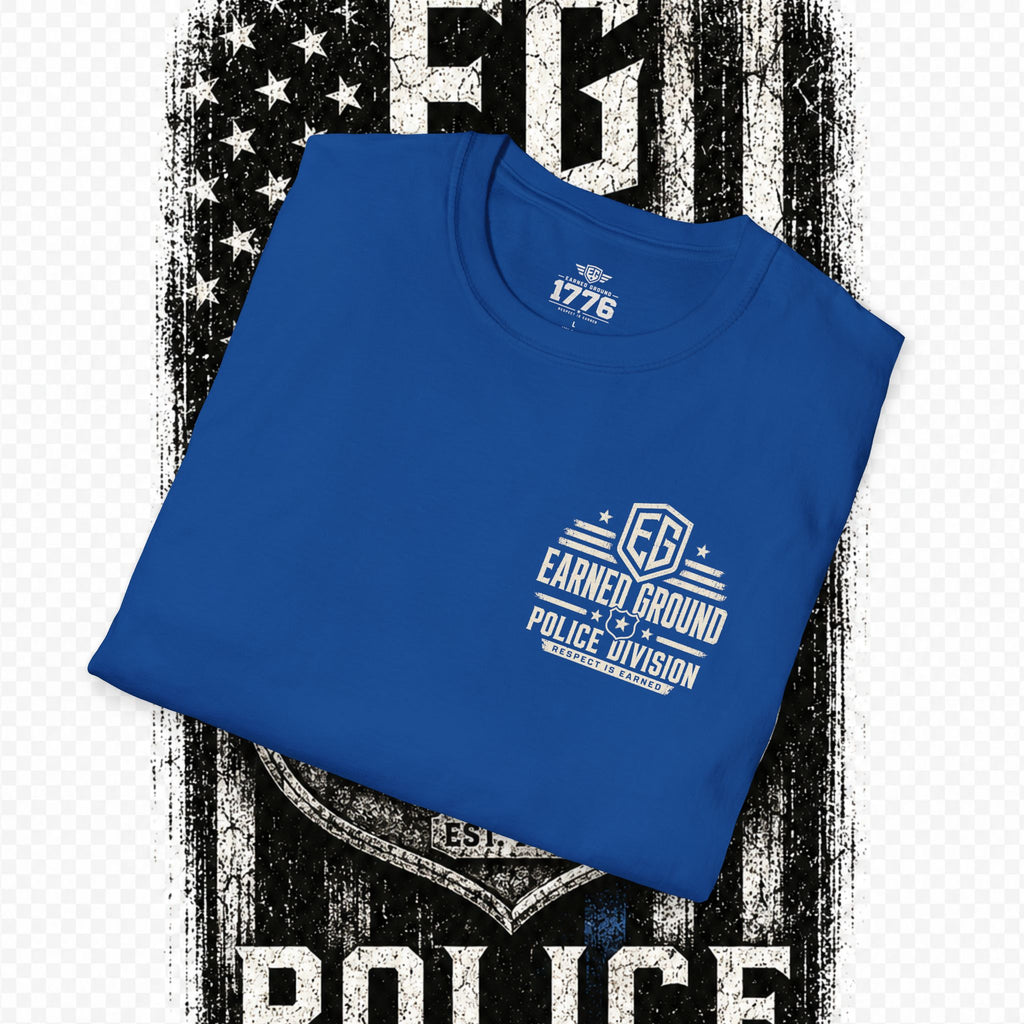 EARNED GROUND POLICE DIVISION--BACK THE BLUE