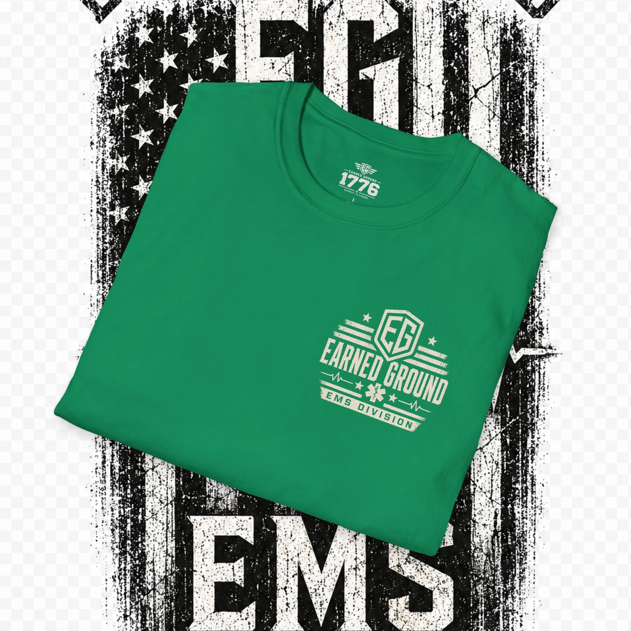 EARNED GROUND EMS DIVISON Heritage T-Shirt -