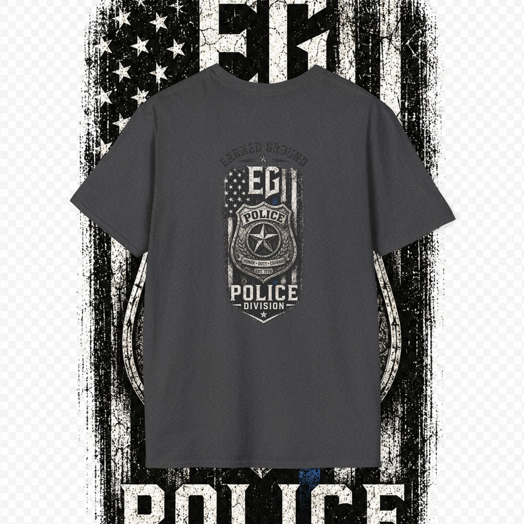 EARNED GROUND POLICE DIVISION--BACK THE BLUE