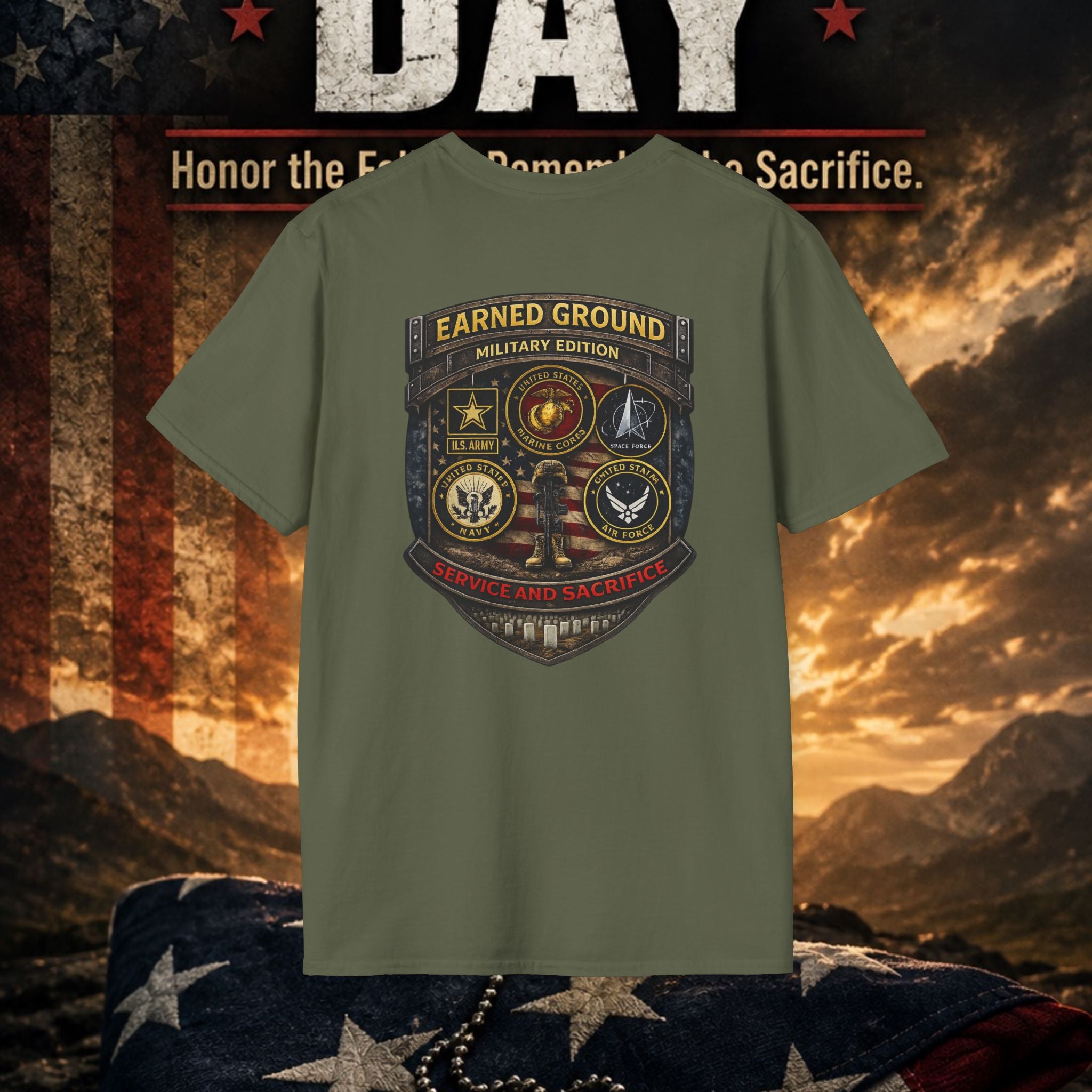 Earned Ground Military Divison — Honor Courage Sacrifice