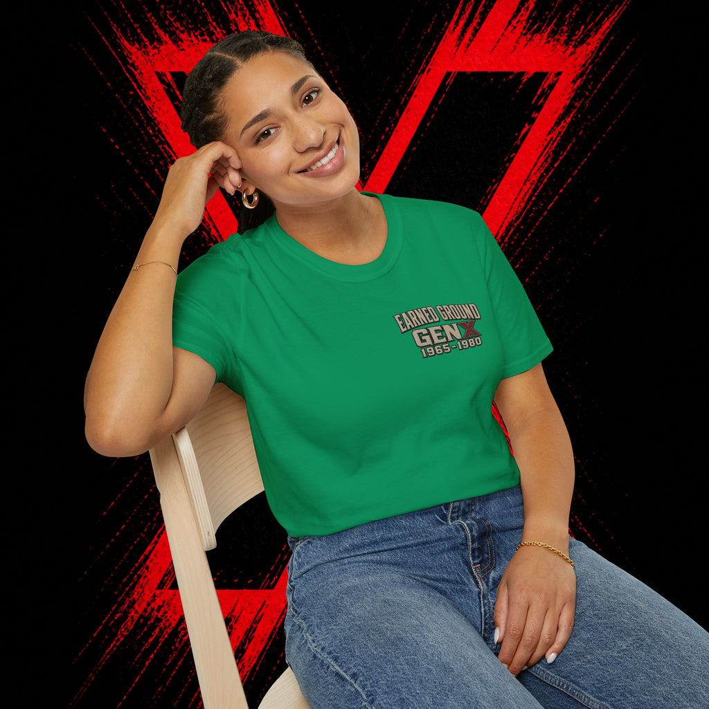 Earned Ground Gen X 1965–1980 Retro Vintage Tee— Gen X 1965–1980 Retro Vintage Tee