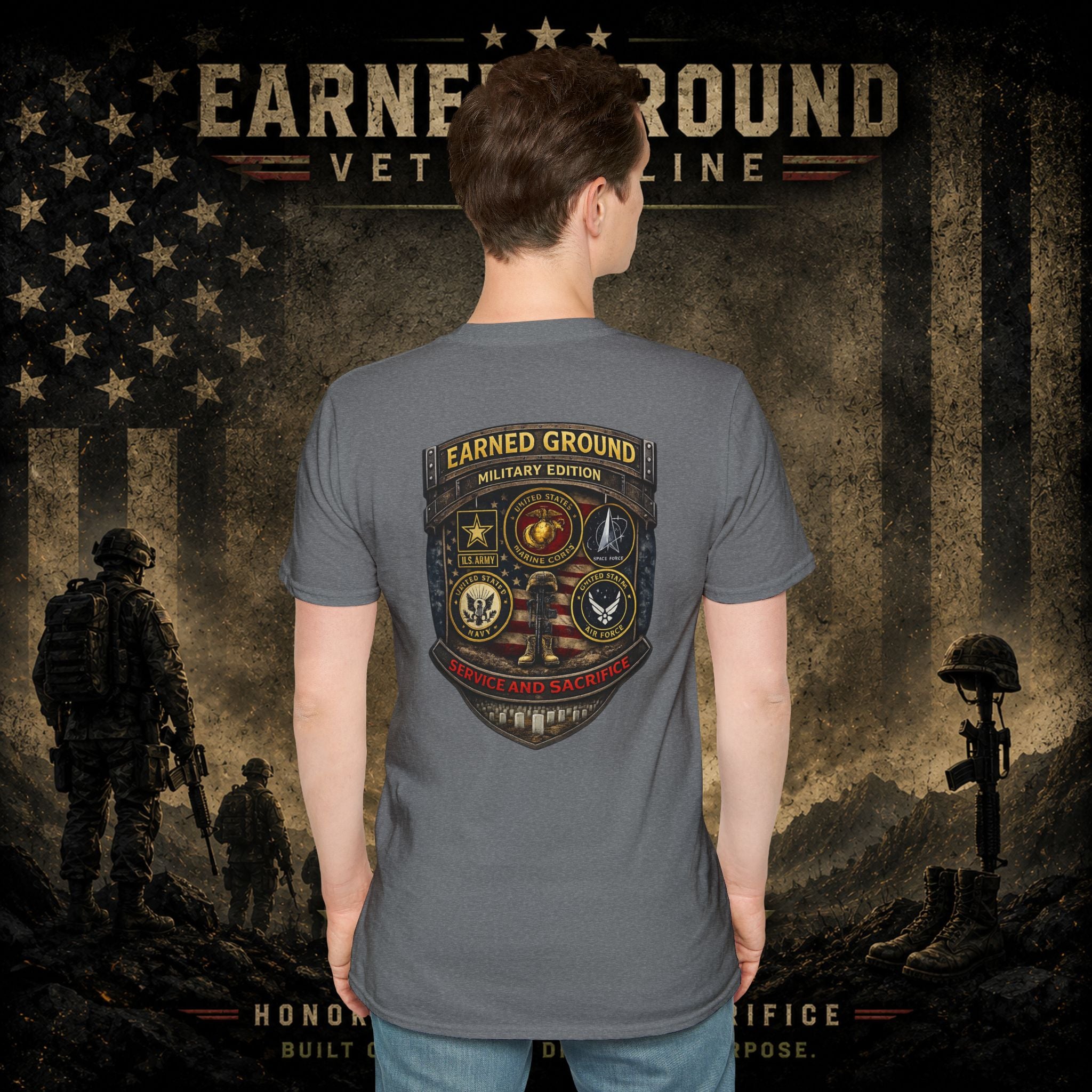 Earned Ground Military Divison — Honor Courage Sacrifice