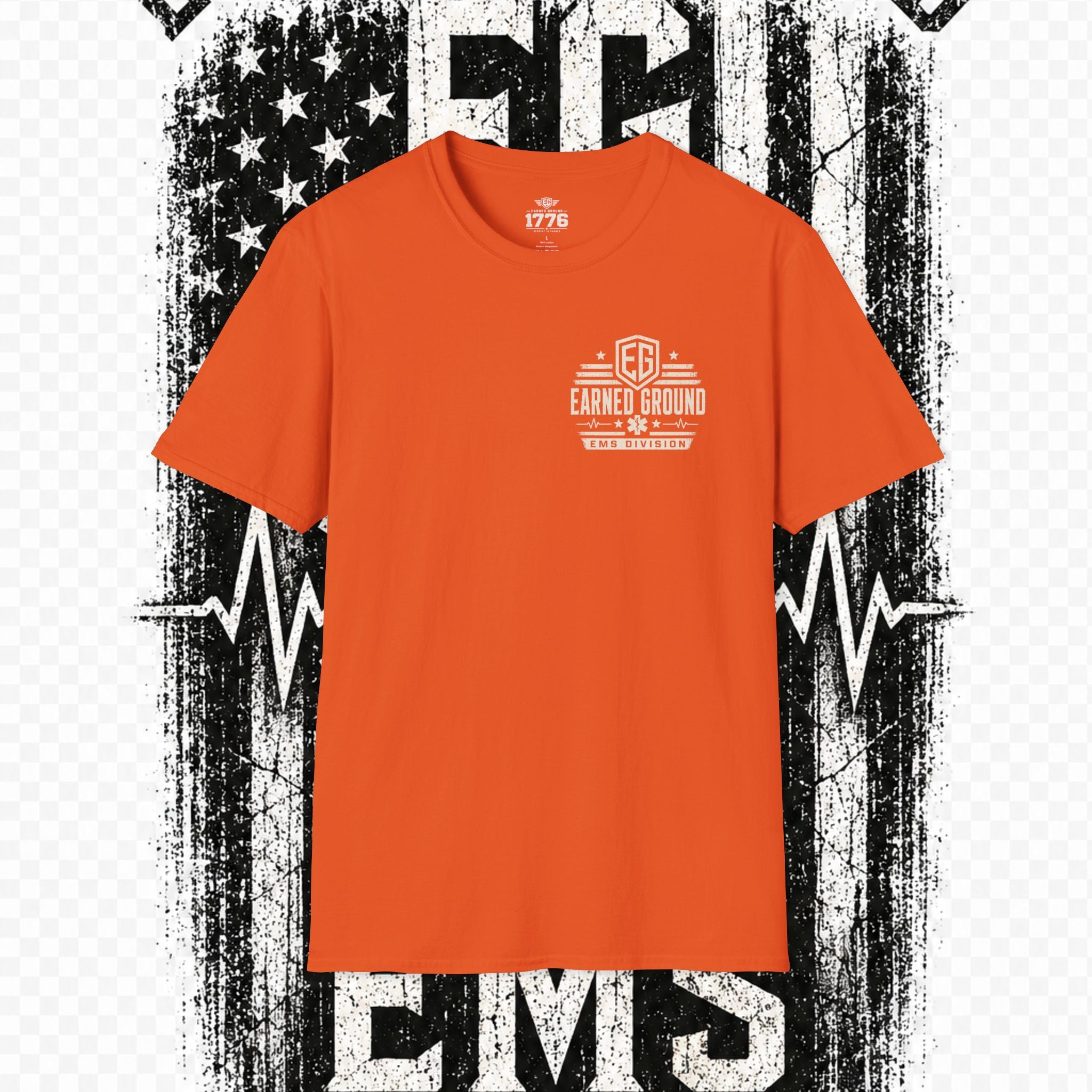 EARNED GROUND EMS DIVISON Heritage T-Shirt -