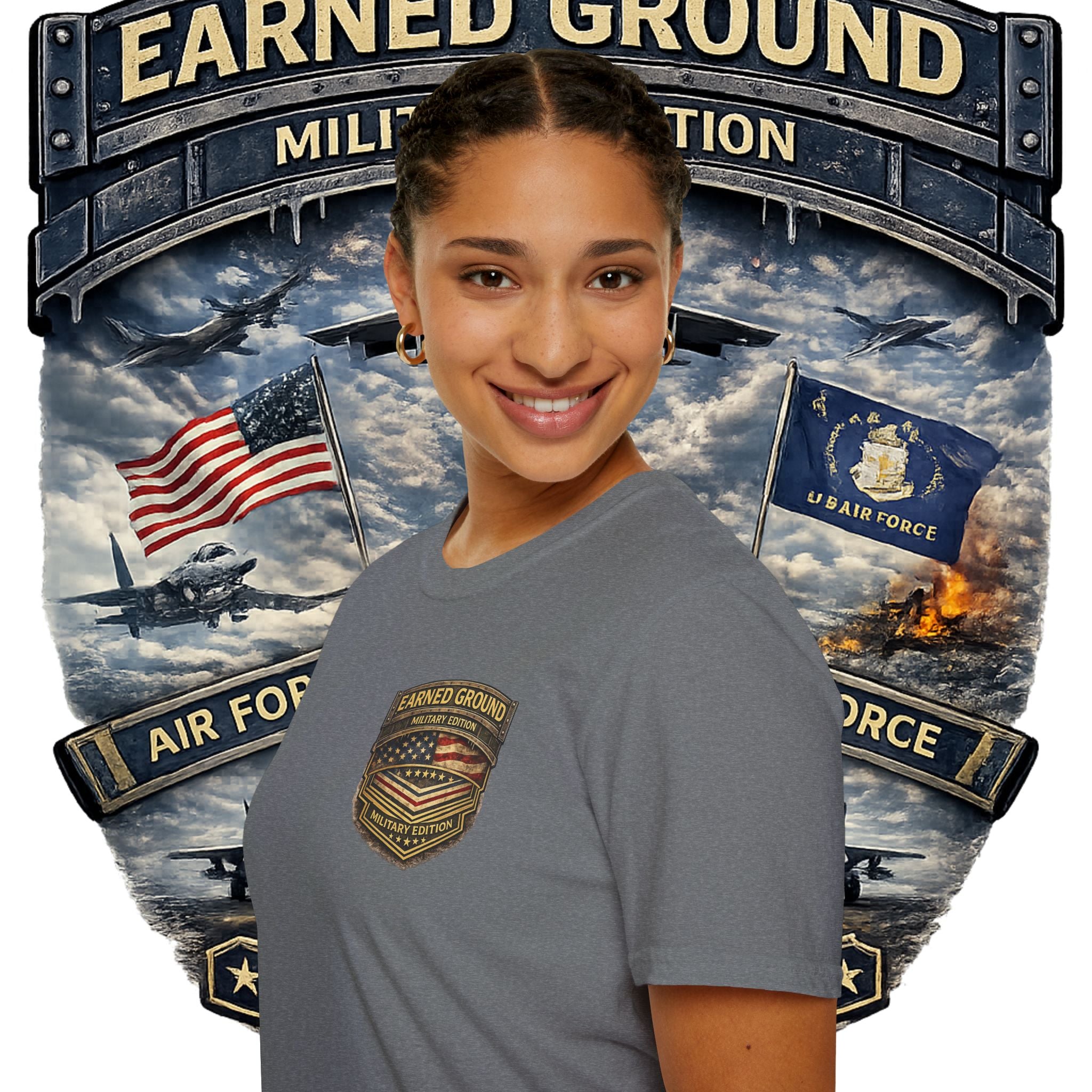 EARNED GROUND AIR FORCE EDITION---"FLY HIGH" AIR FORCE EDITION