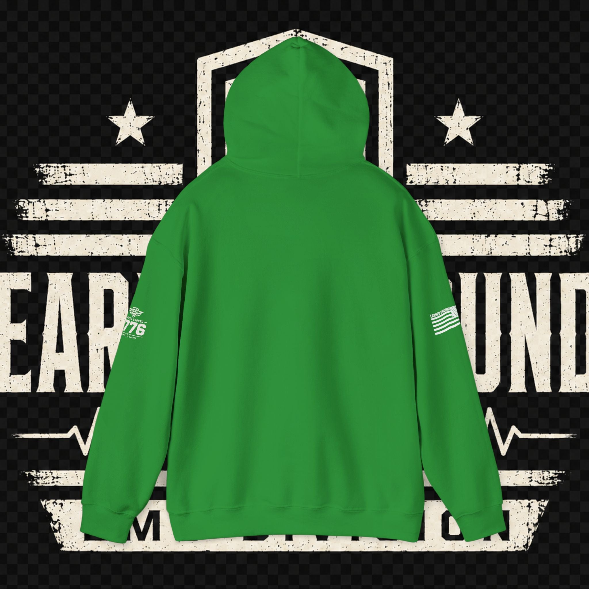 Earned Ground EMS Division Hoodie — Paramedic / EMT Tribute Pullover