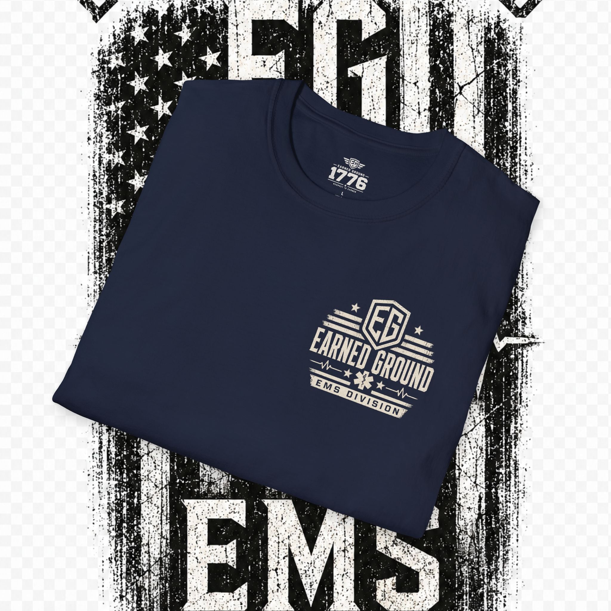 EARNED GROUND EMS DIVISON Heritage T-Shirt -