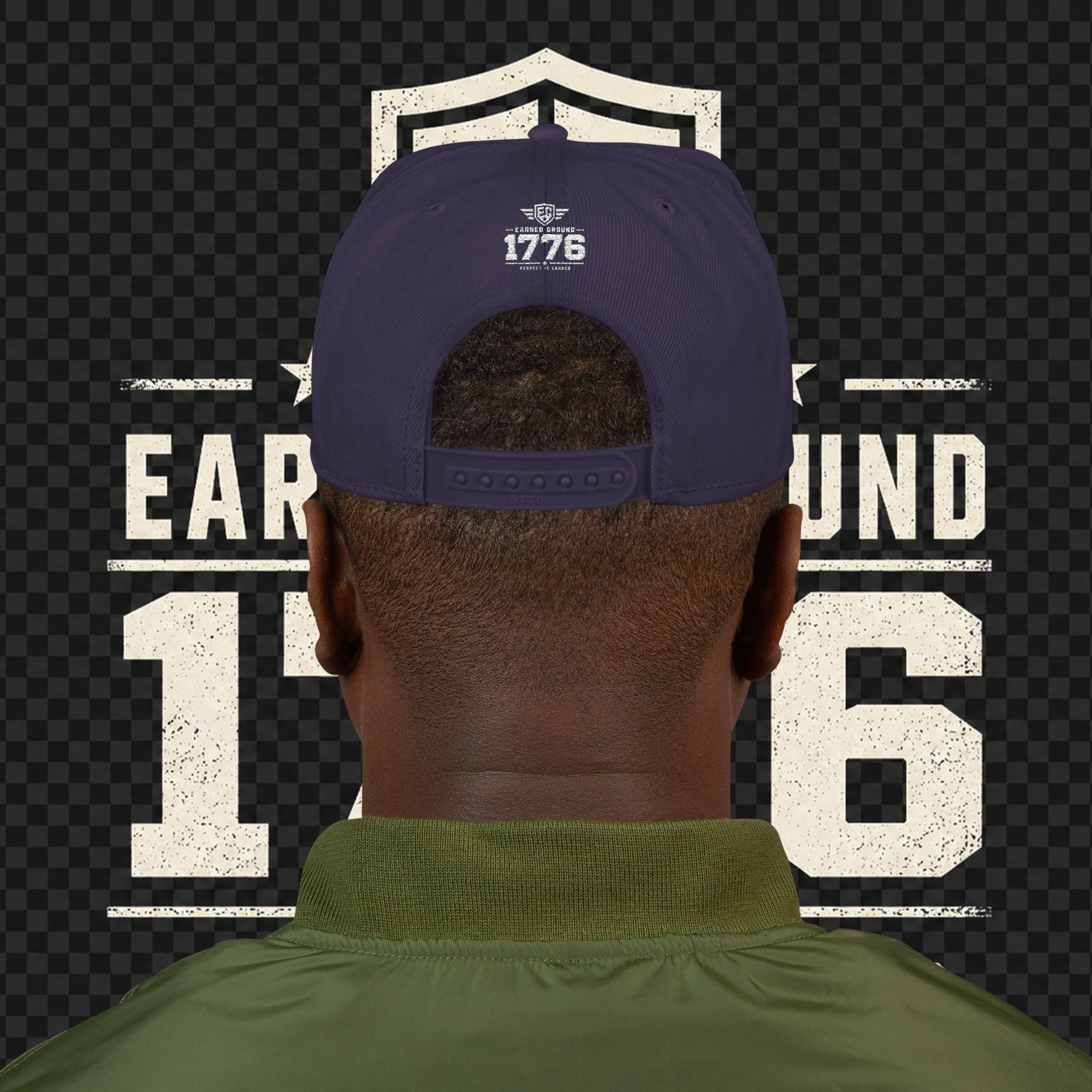 Earned Ground Embroidered Snapback Hat – Respect Is Earned Logo