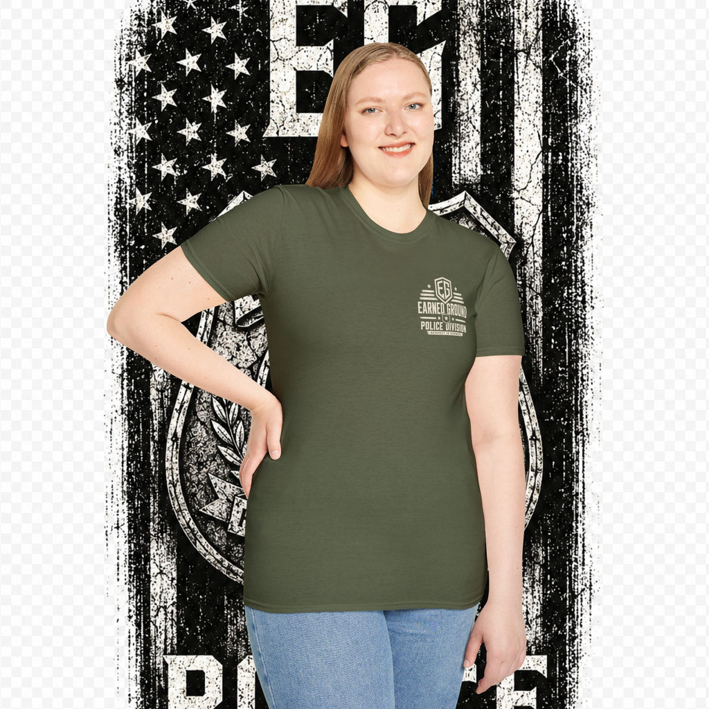 EARNED GROUND POLICE DIVISION--BACK THE BLUE