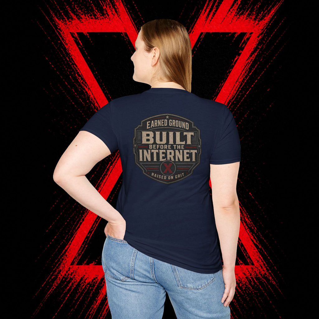 Earned Ground Gen X 1965–1980 Retro Vintage Tee— Gen X 1965–1980 Retro Vintage Tee