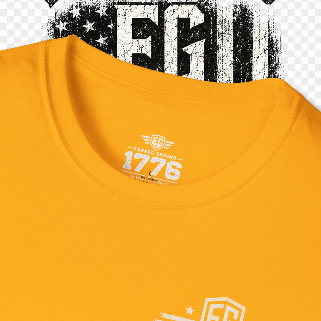 EARNED GROUND "BLUE COLLAR DIVISION" Coastal Calm Graphic T-Shirt