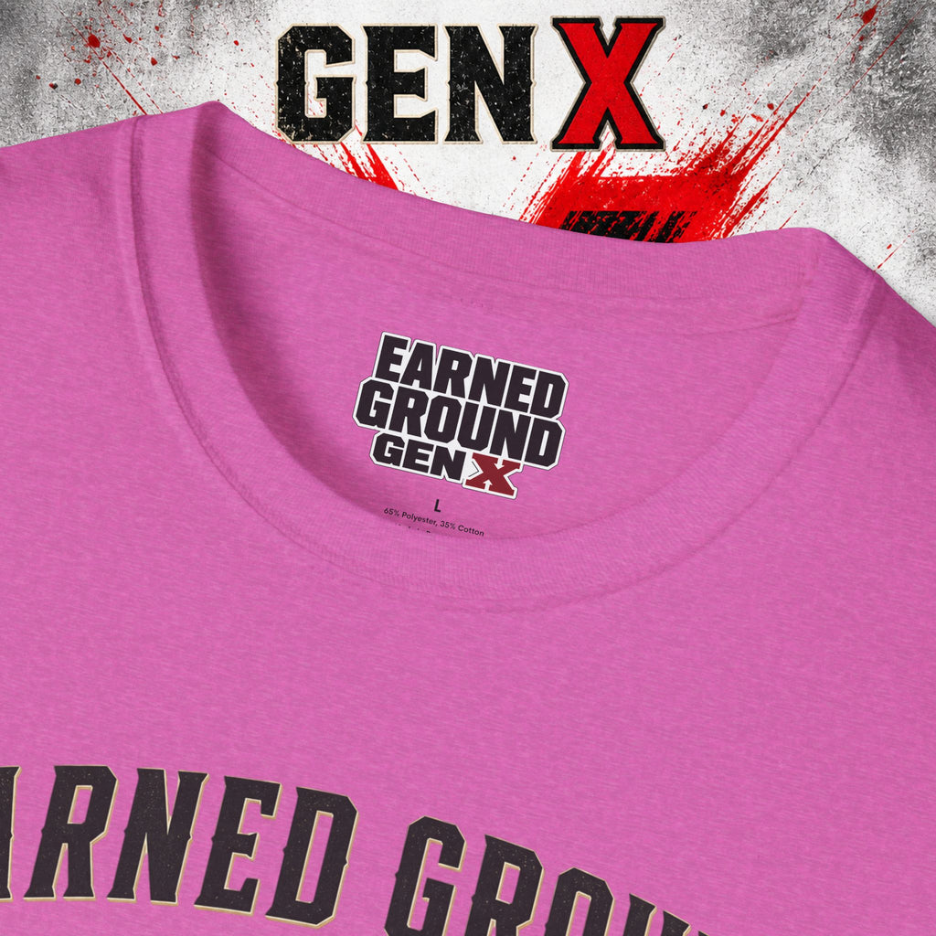 Earned Ground GEN X T-Shirt — 1965–1980 Retro Pride Tee