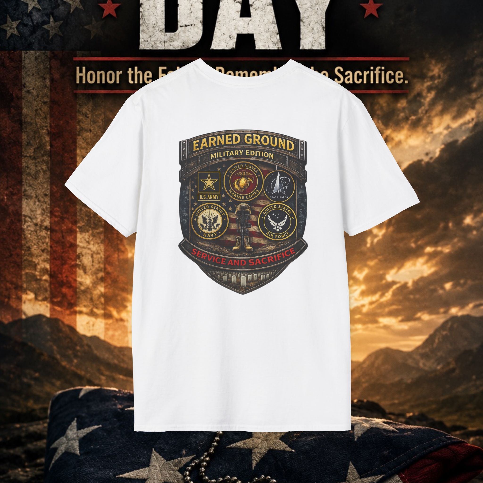 Earned Ground Military Divison — Honor Courage Sacrifice