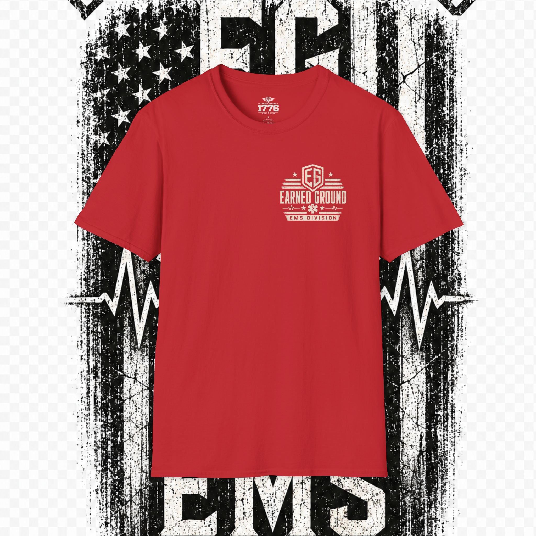 EARNED GROUND EMS DIVISON Heritage T-Shirt -