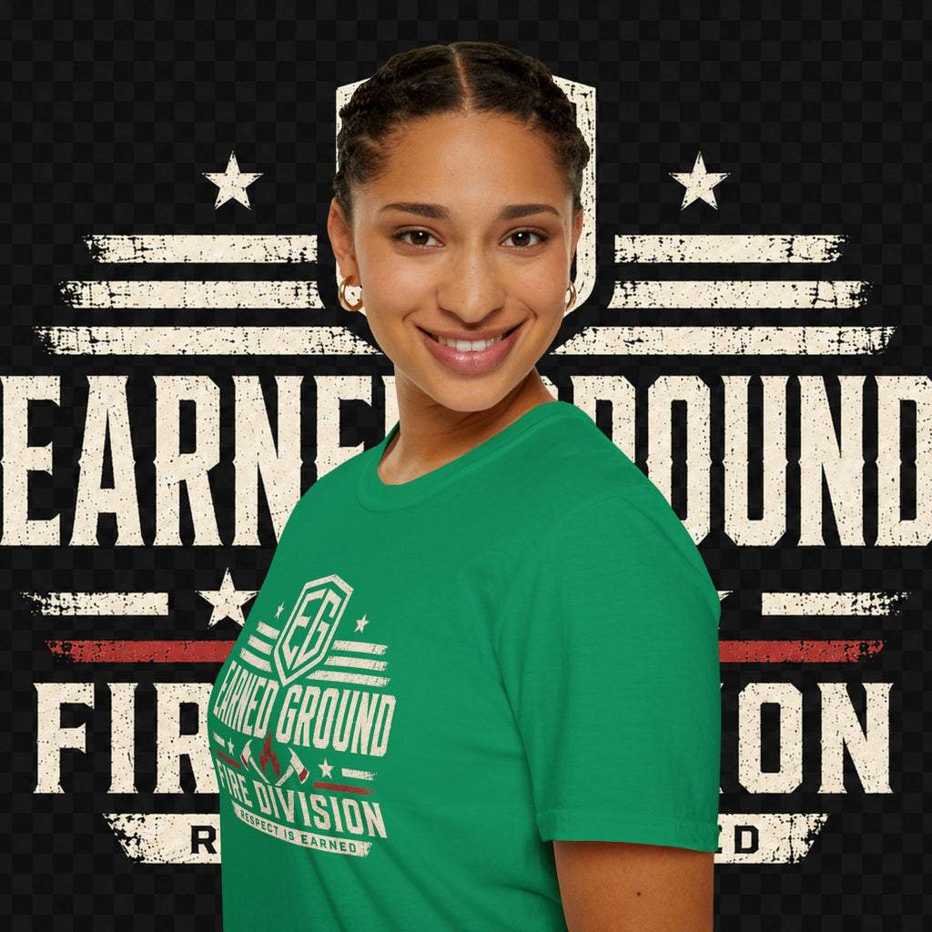 Earned Ground Fire Division T‑Shirt