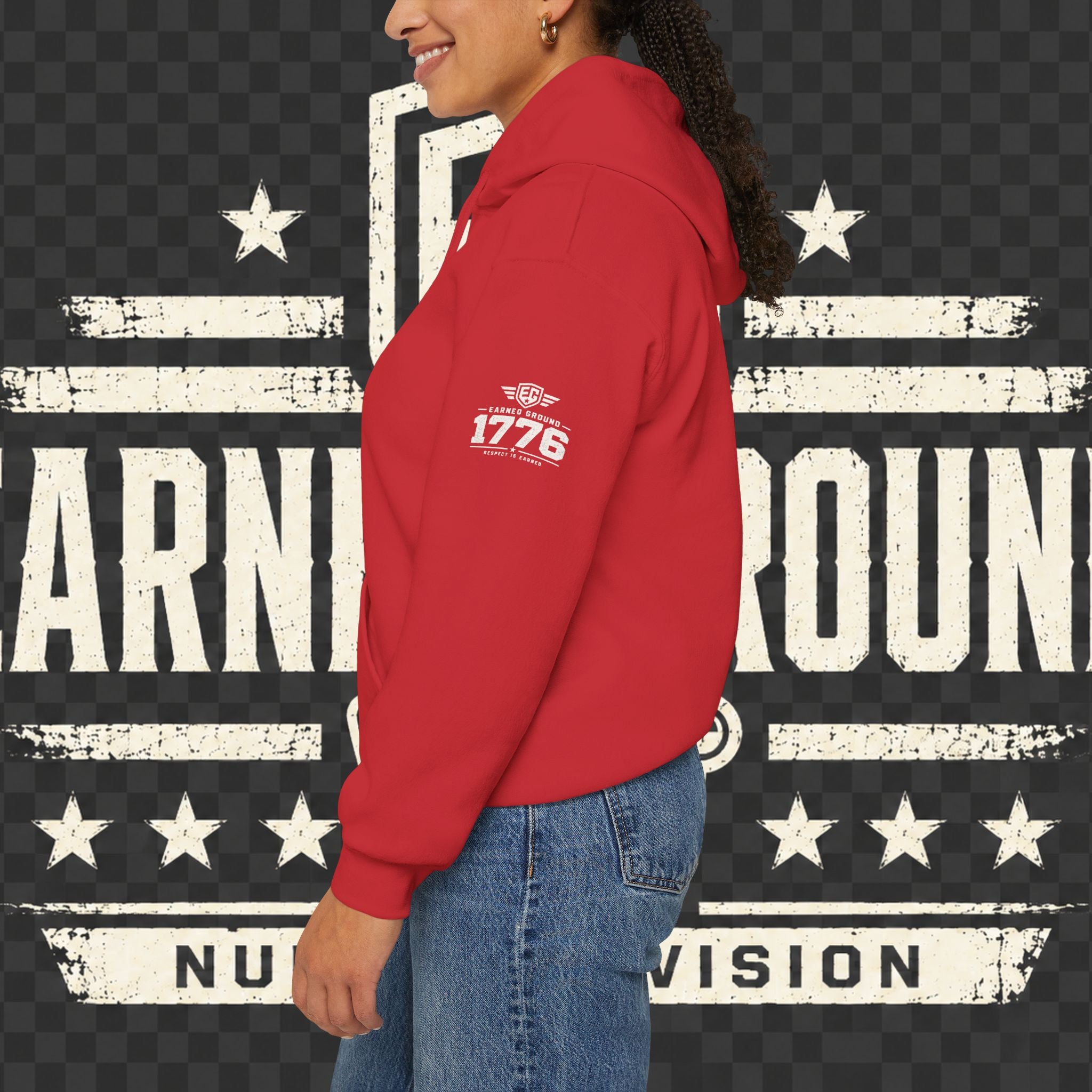 Earned Ground Nurses Division Hoodie — Nurse Tribute Pullover