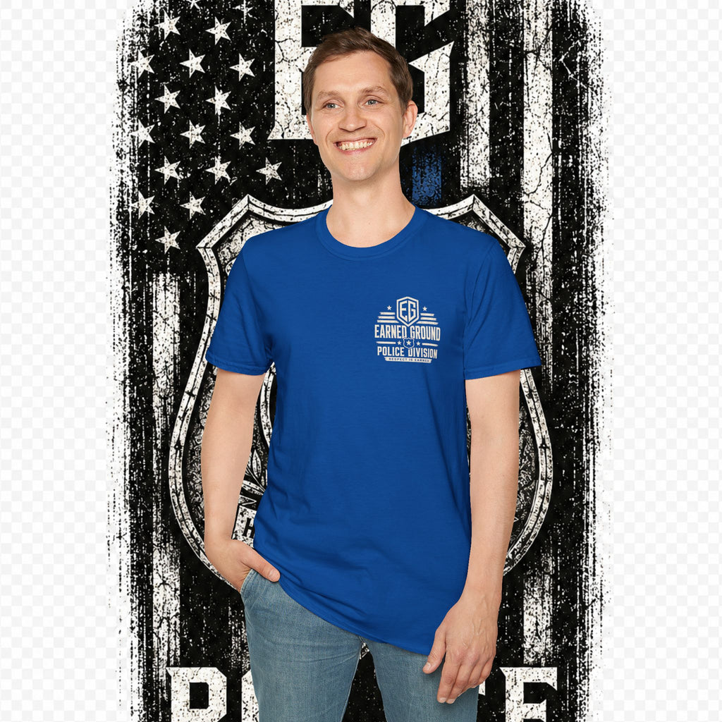 EARNED GROUND POLICE DIVISION--BACK THE BLUE