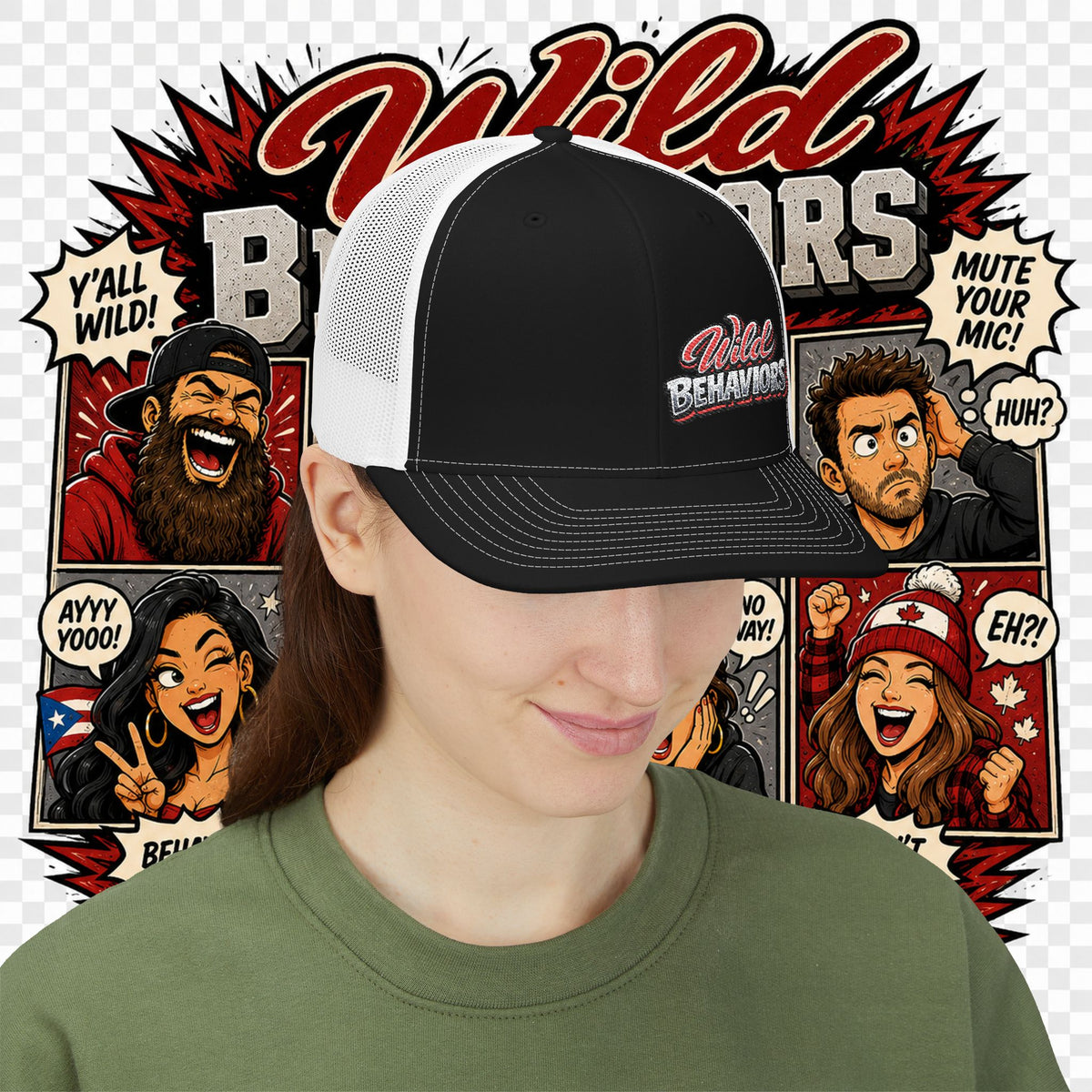 Earned Ground "Wild Behaviors" Richardson 112 – Retro Patch Trucker Hat