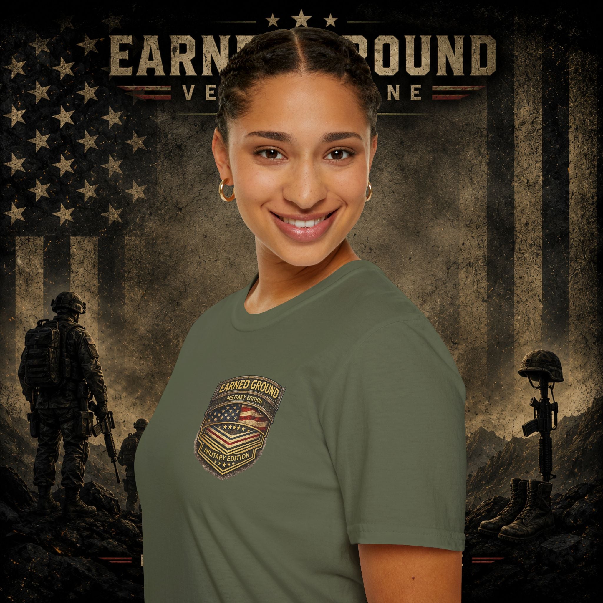 Earned Ground Military Divison — Honor Courage Sacrifice