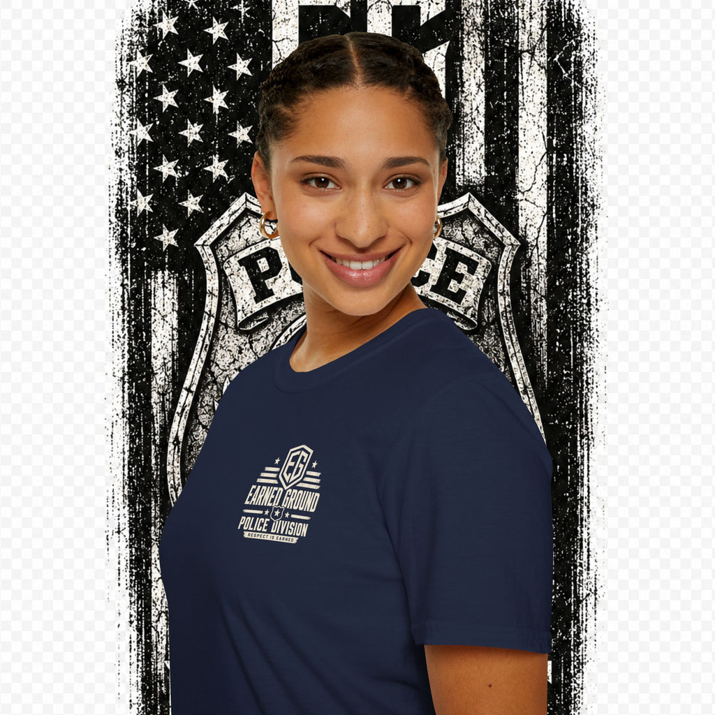 EARNED GROUND POLICE DIVISION--BACK THE BLUE