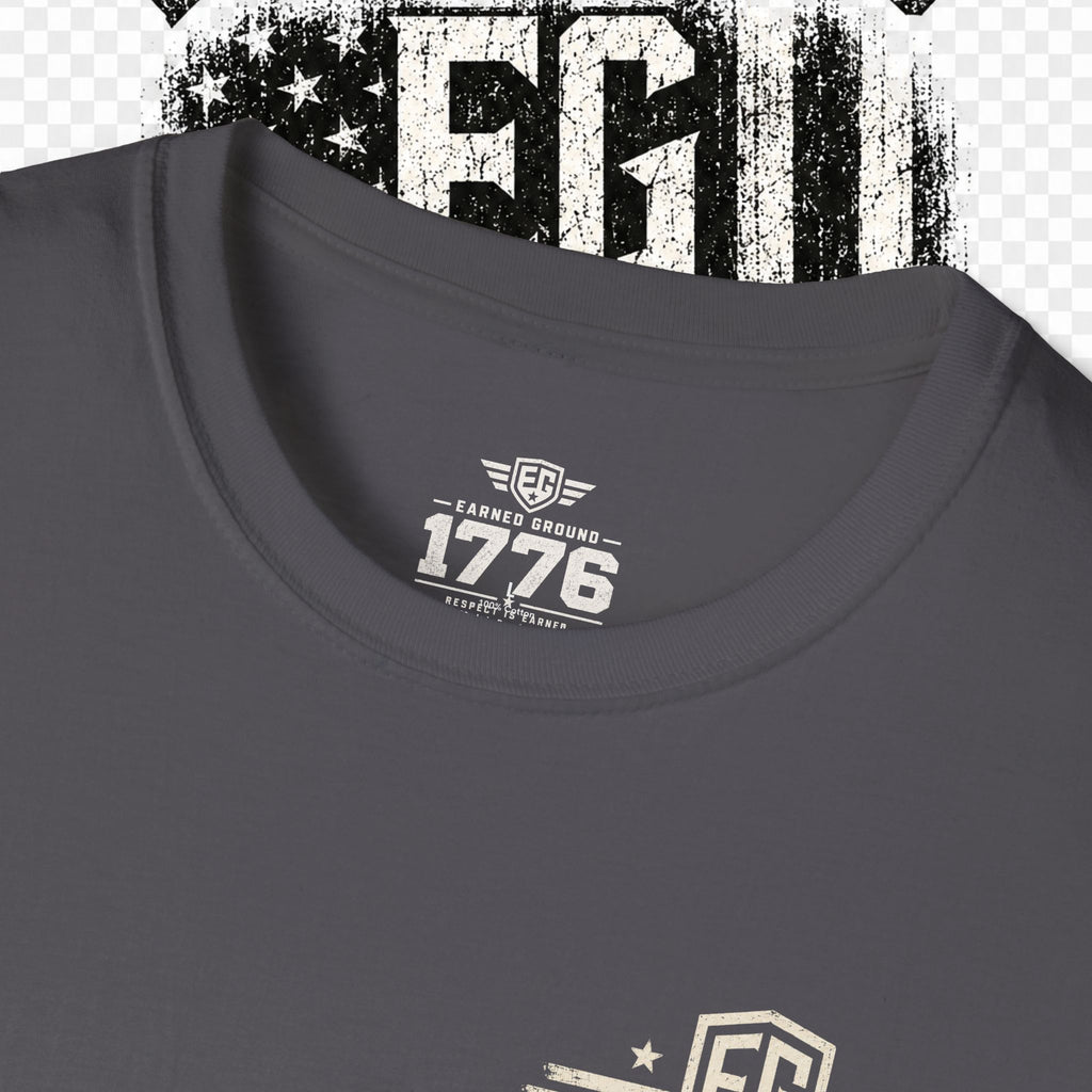 EARNED GROUND "BLUE COLLAR DIVISION" Coastal Calm Graphic T-Shirt