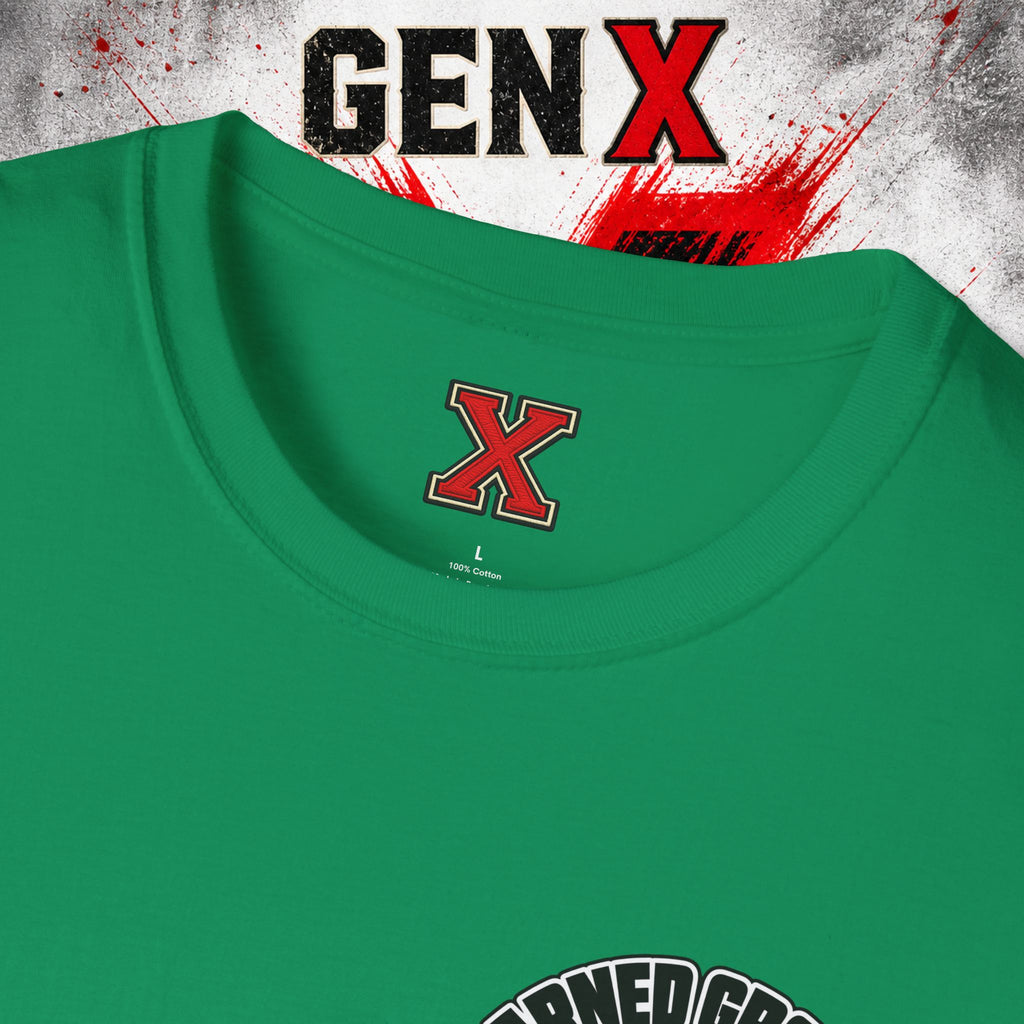 EARNED GROUD Gen X 1965–1980 Retro Logo T-Shirt
