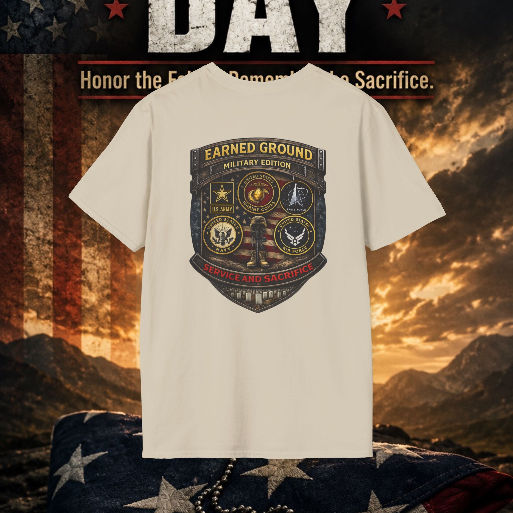 Earned Ground Military Divison — Honor Courage Sacrifice
