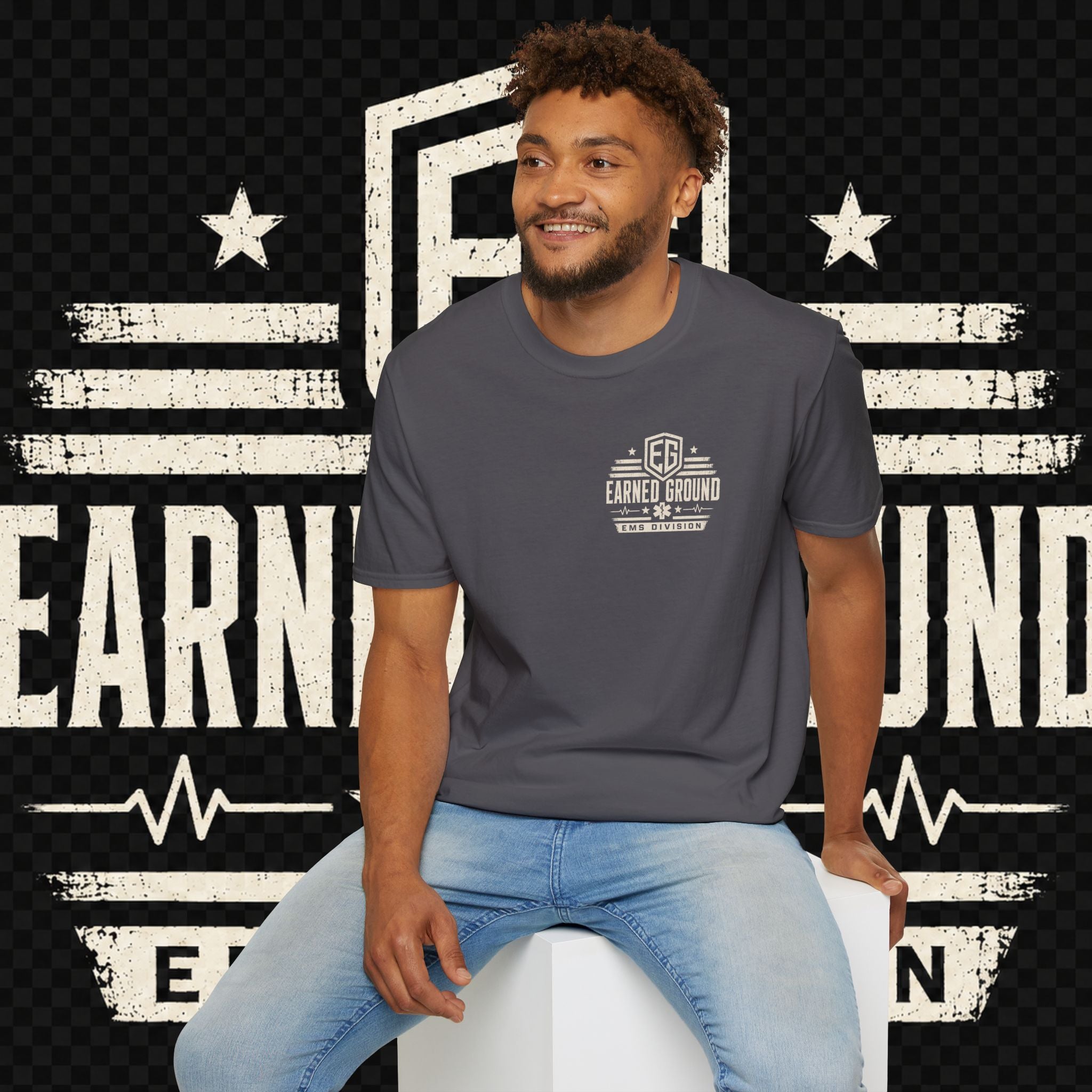 EARNED GROUND EMS DIVISON Heritage T-Shirt -