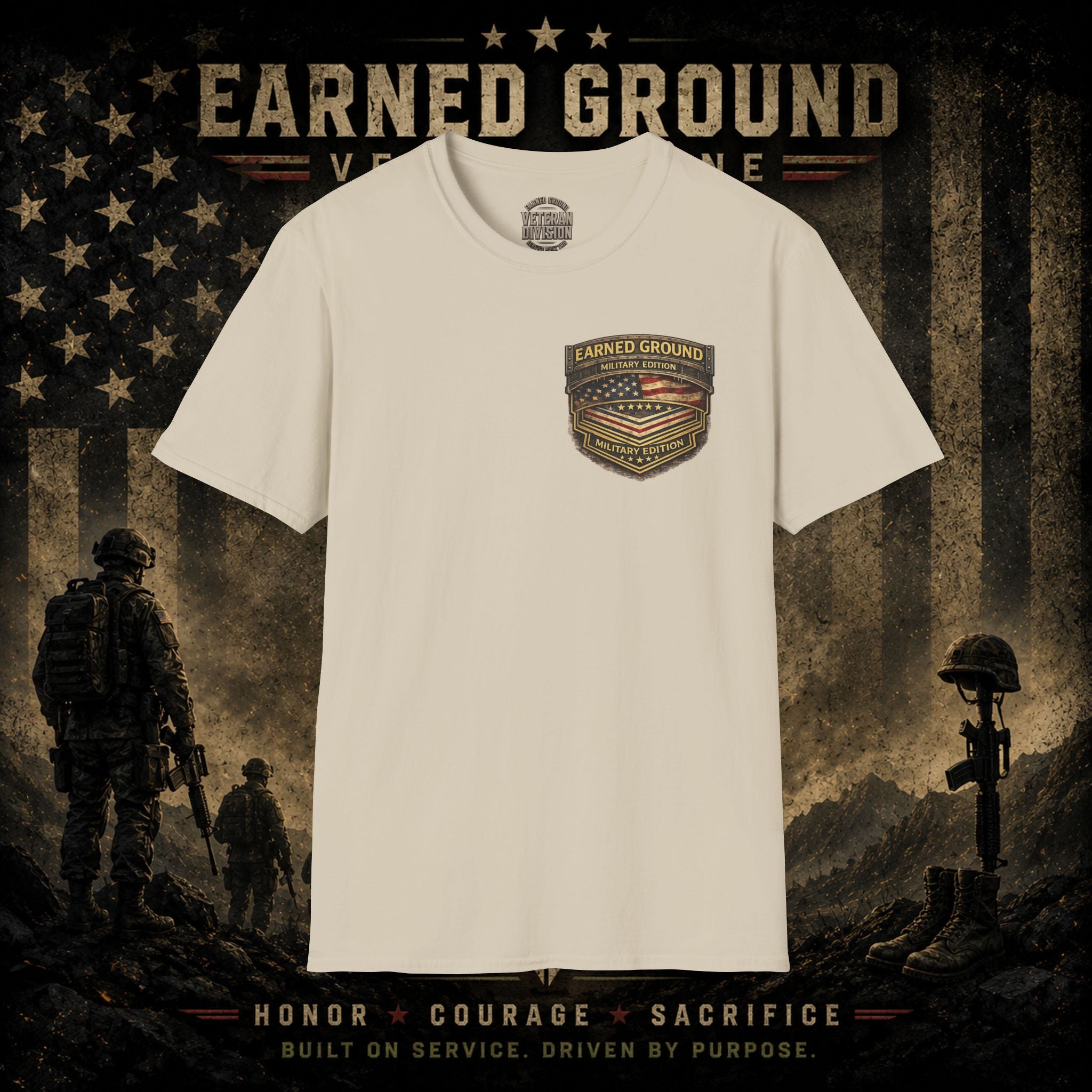 Earned Ground Military Divison — Honor Courage Sacrifice