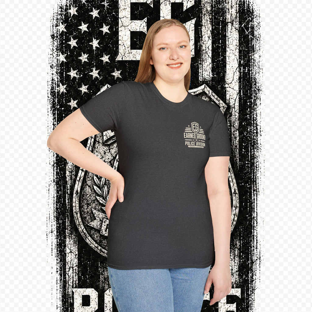 EARNED GROUND POLICE DIVISION--BACK THE BLUE